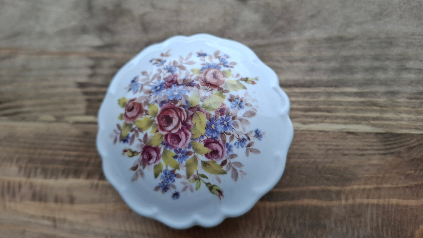 'Bitch' Upcycled Floral Trinket Pot