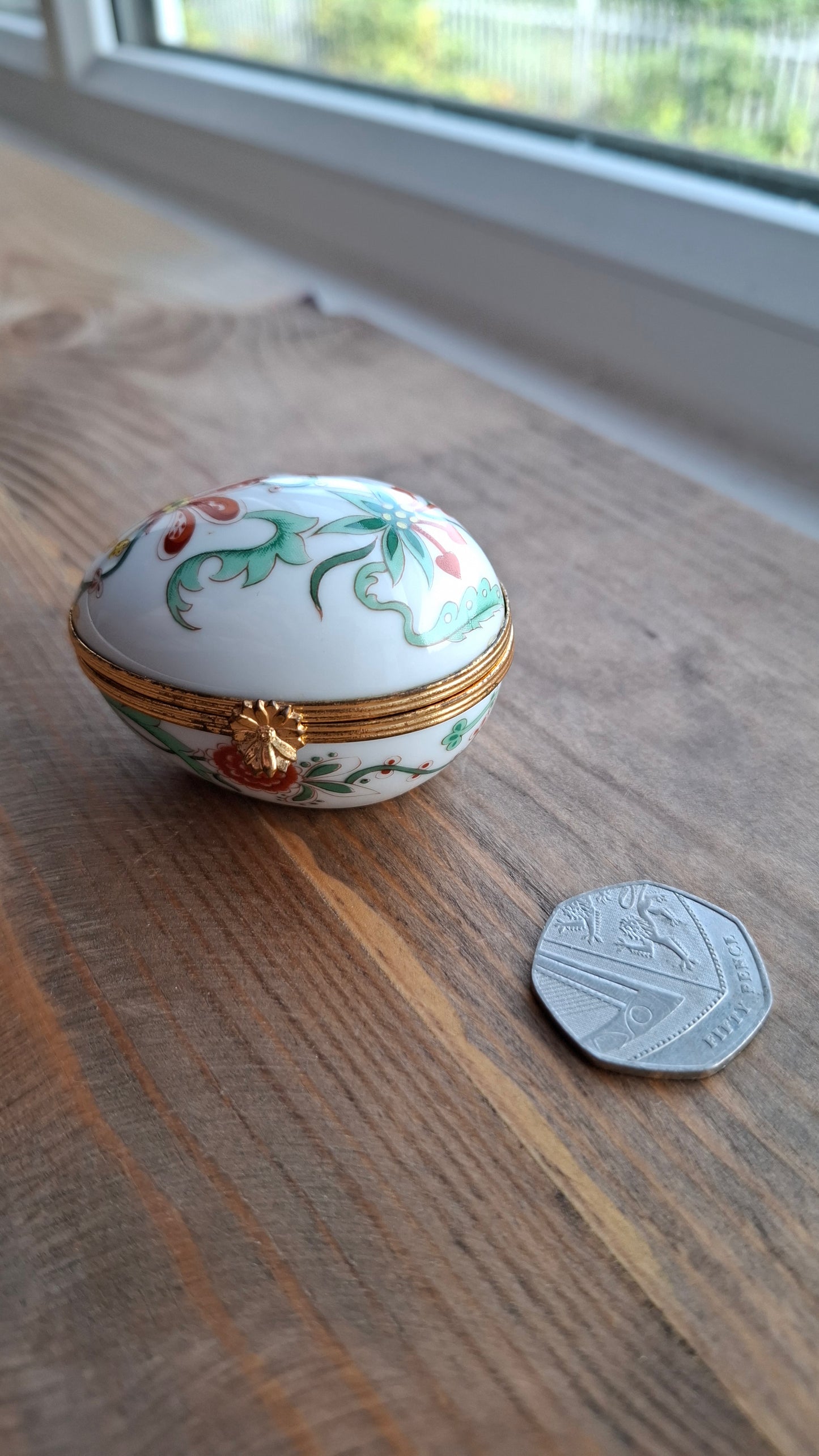 'Cunt' Upcycled Small Egg Shaped Trinket Pot