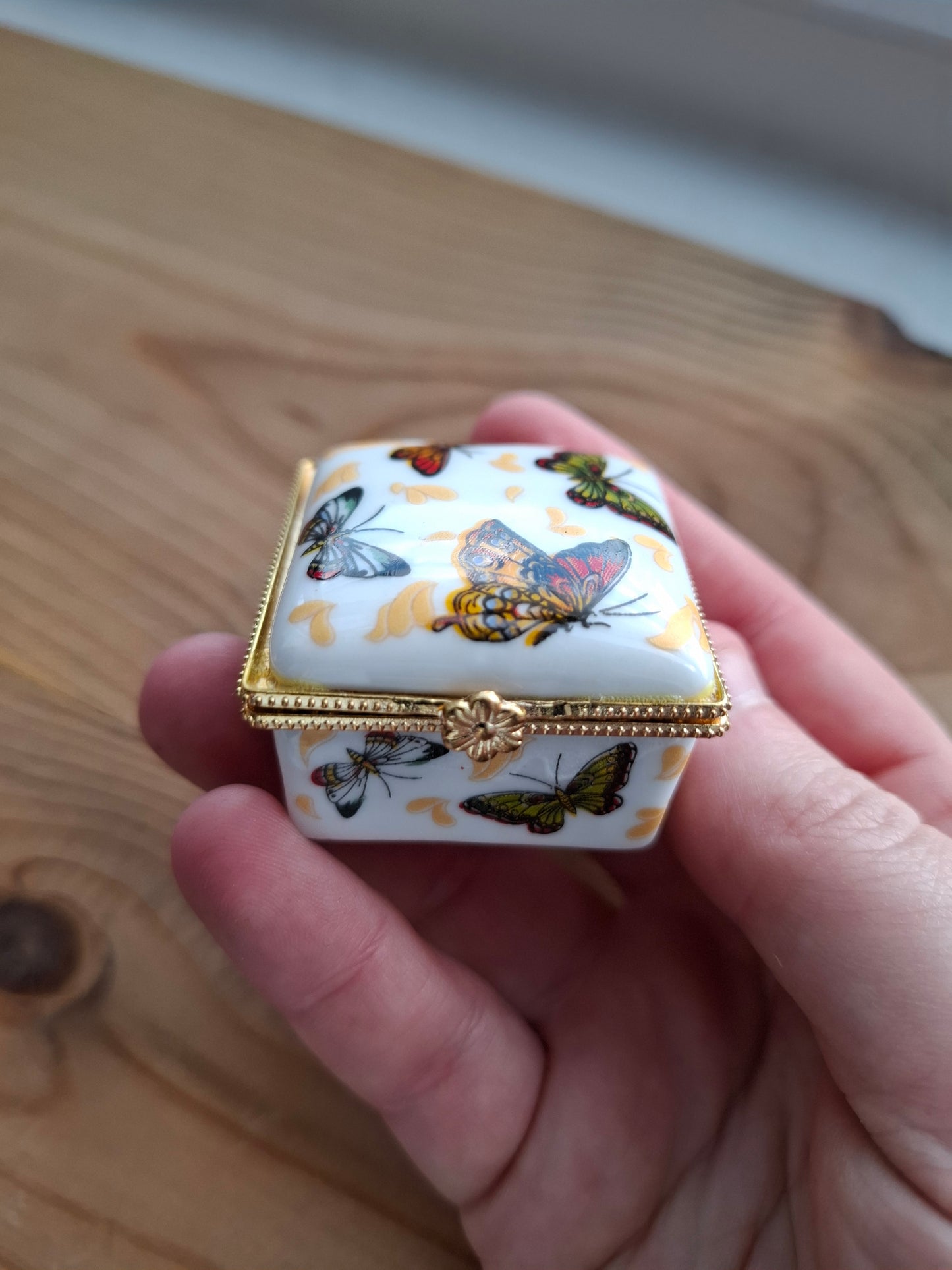 'Twat' Upcycled Mini Butterfly Trinket/Pill Pot