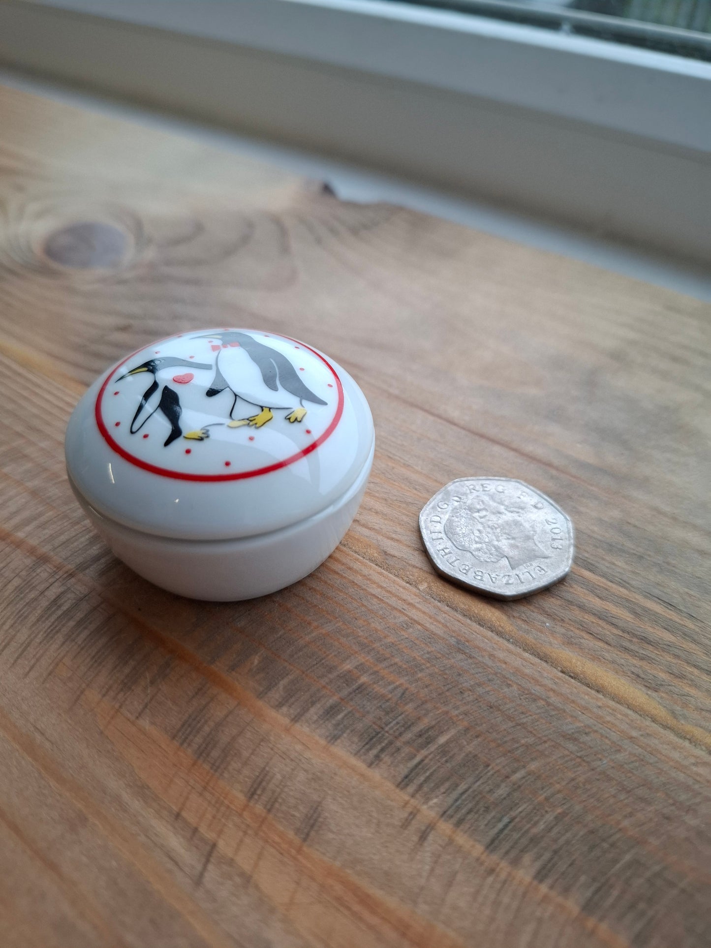 'Twat' Upcycled Small Penguin Trinket Pot