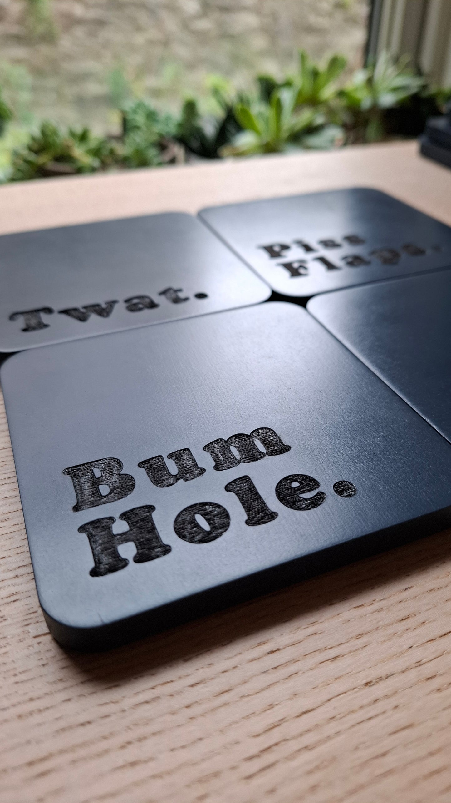 Cursey Coasters (Navy Square)