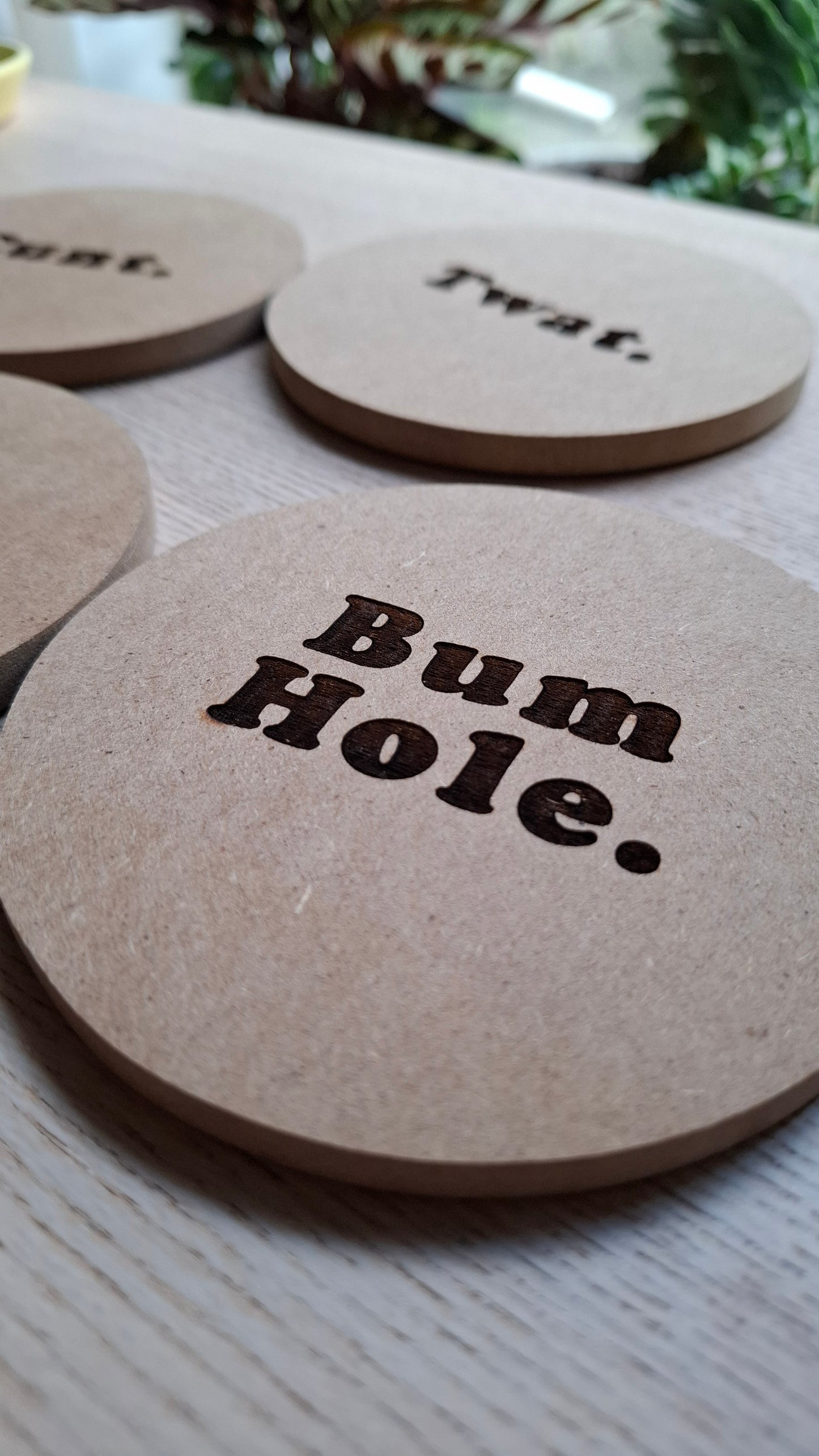 Cursey Coasters (Circle)