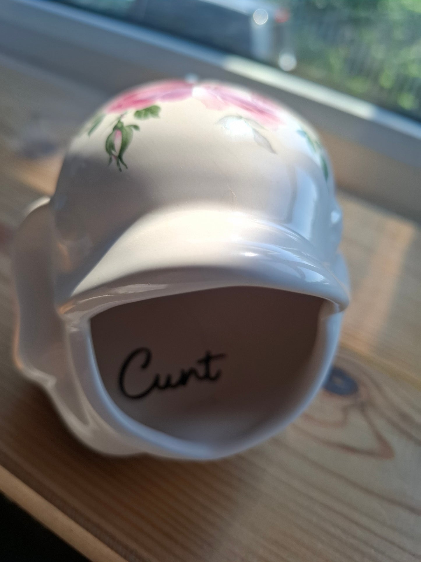 'Cunt' Upcycled Ceramic Whale Thing