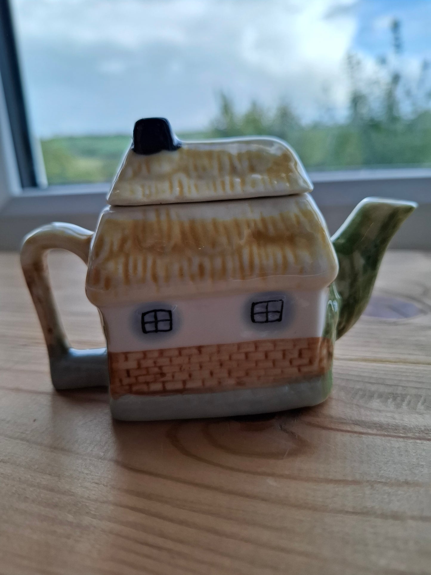 'Cunt' Upcycled Little Cottage Teapot Trinket Pot