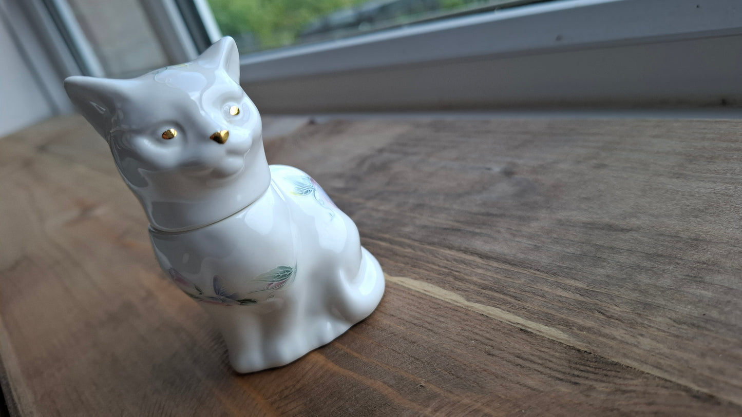 'Cunt' Upcycled Aynsley Pretty Cat Trinket Pot