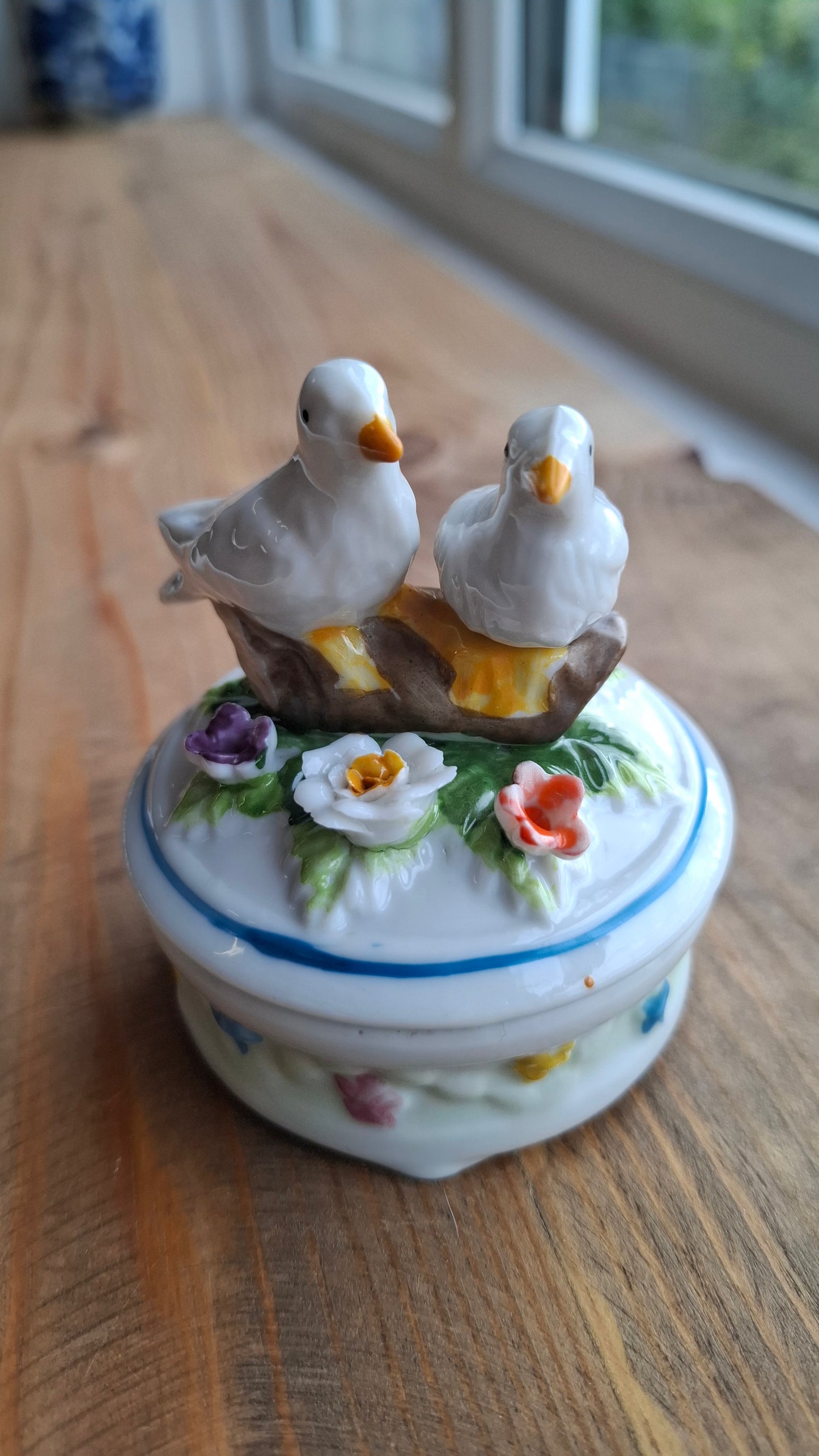 'Cunt' Upcycled Handpainted Birdy Trinket Pot