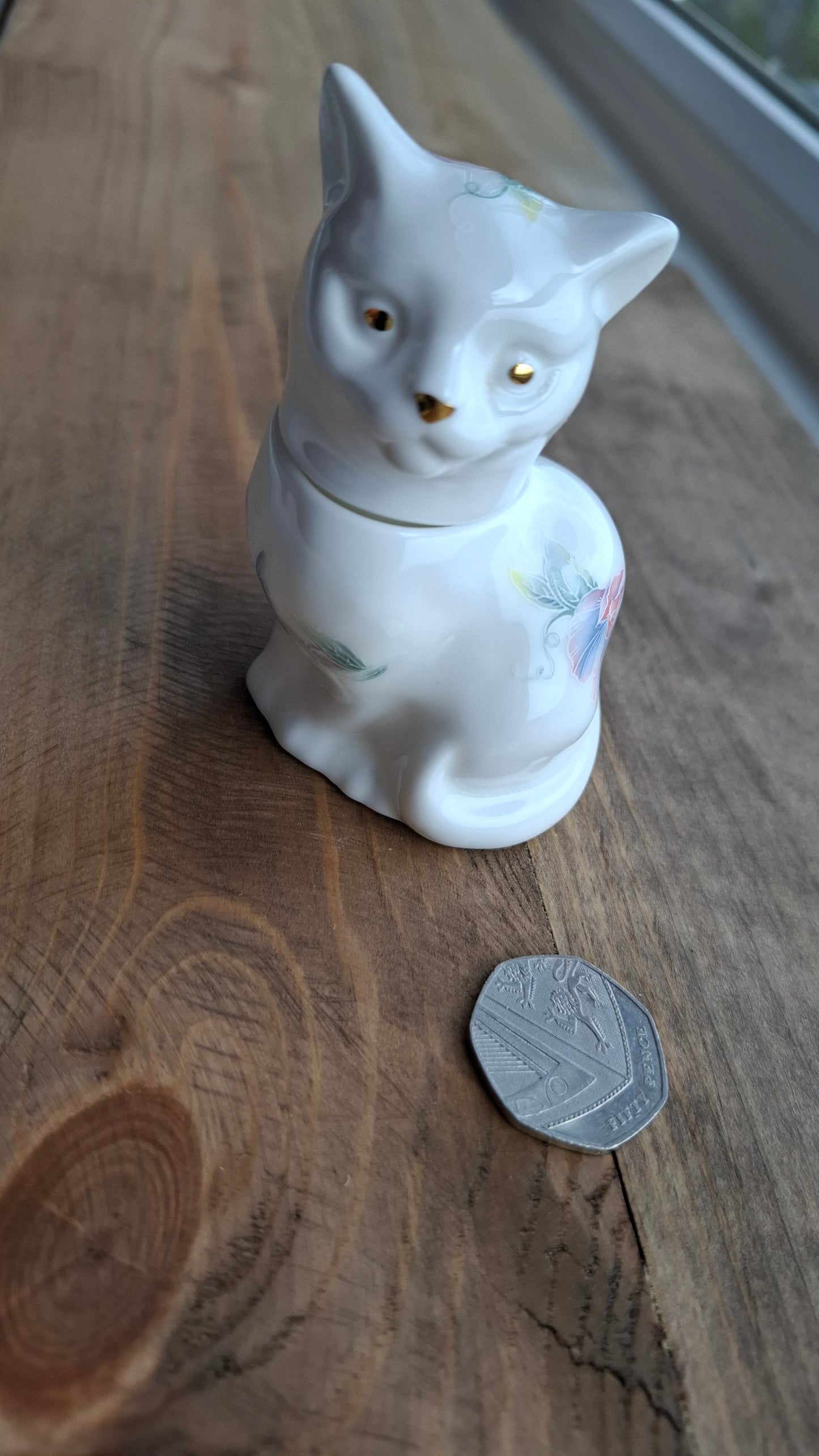 'Cunt' Upcycled Aynsley Pretty Cat Trinket Pot