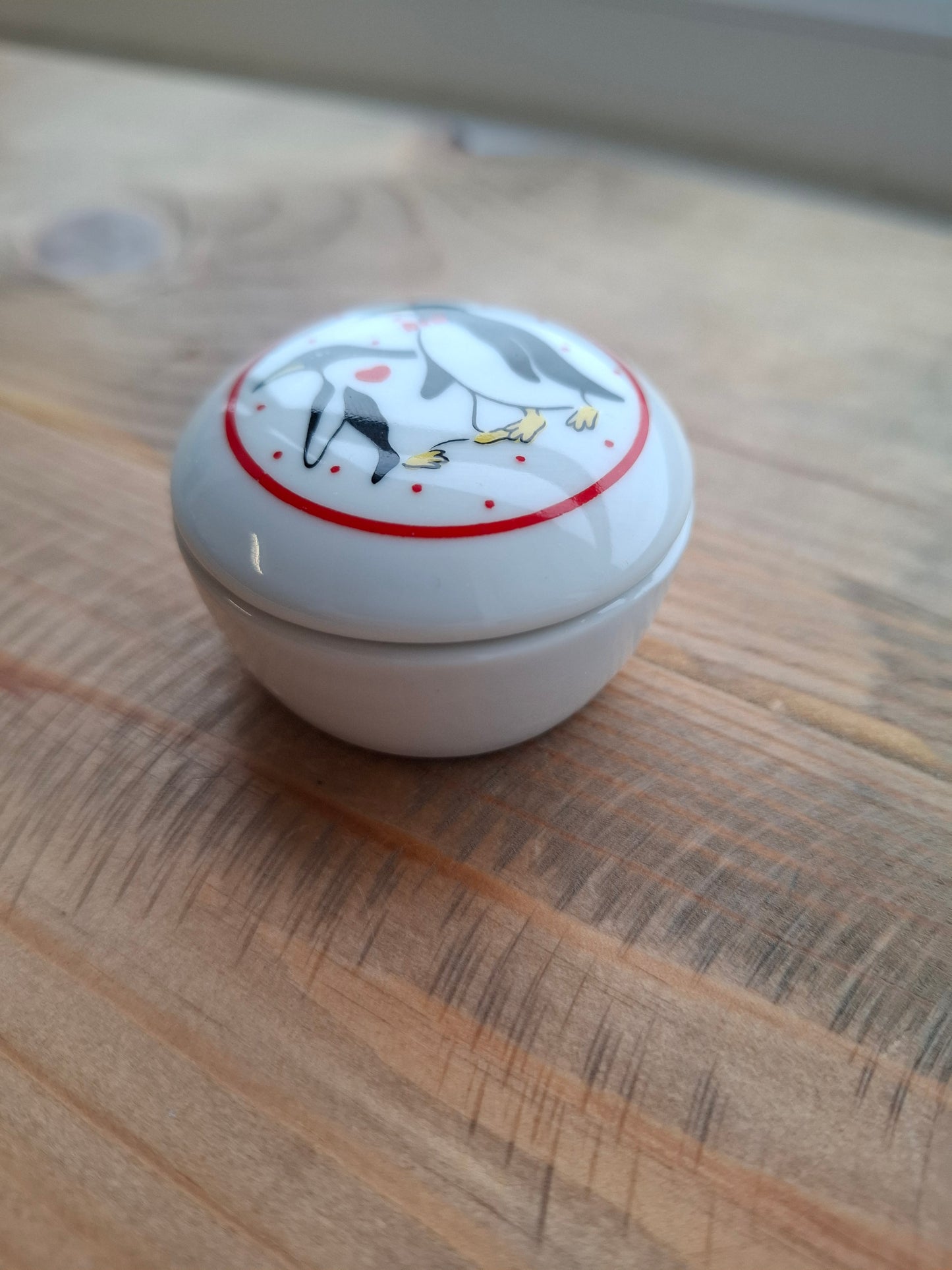 'Twat' Upcycled Small Penguin Trinket Pot