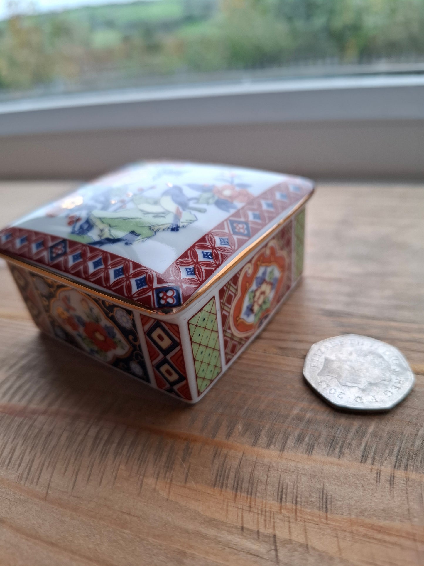 'Bum Hole' Upcycled Colourful Birdy Trinket Pot