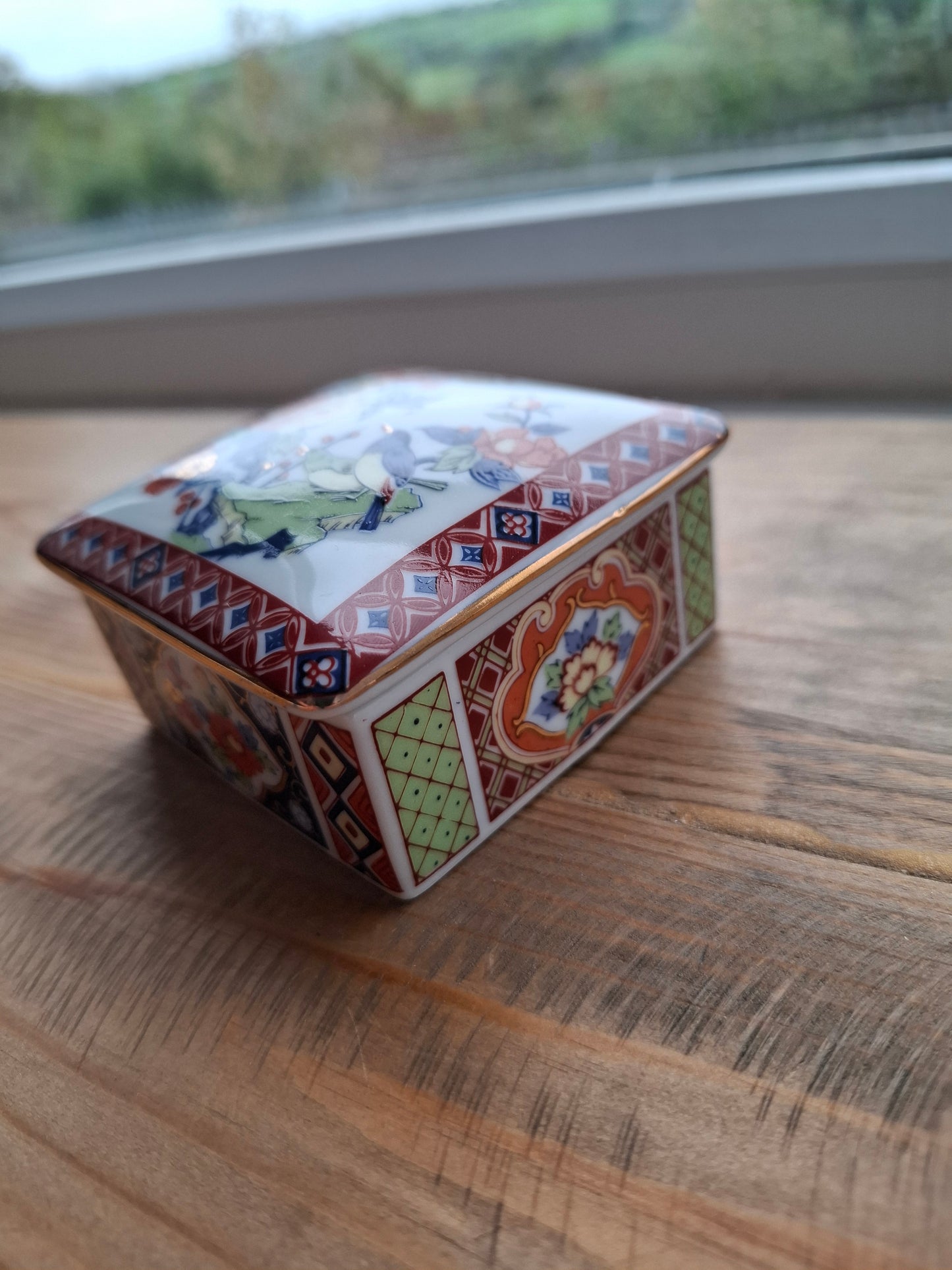 'Bum Hole' Upcycled Colourful Birdy Trinket Pot