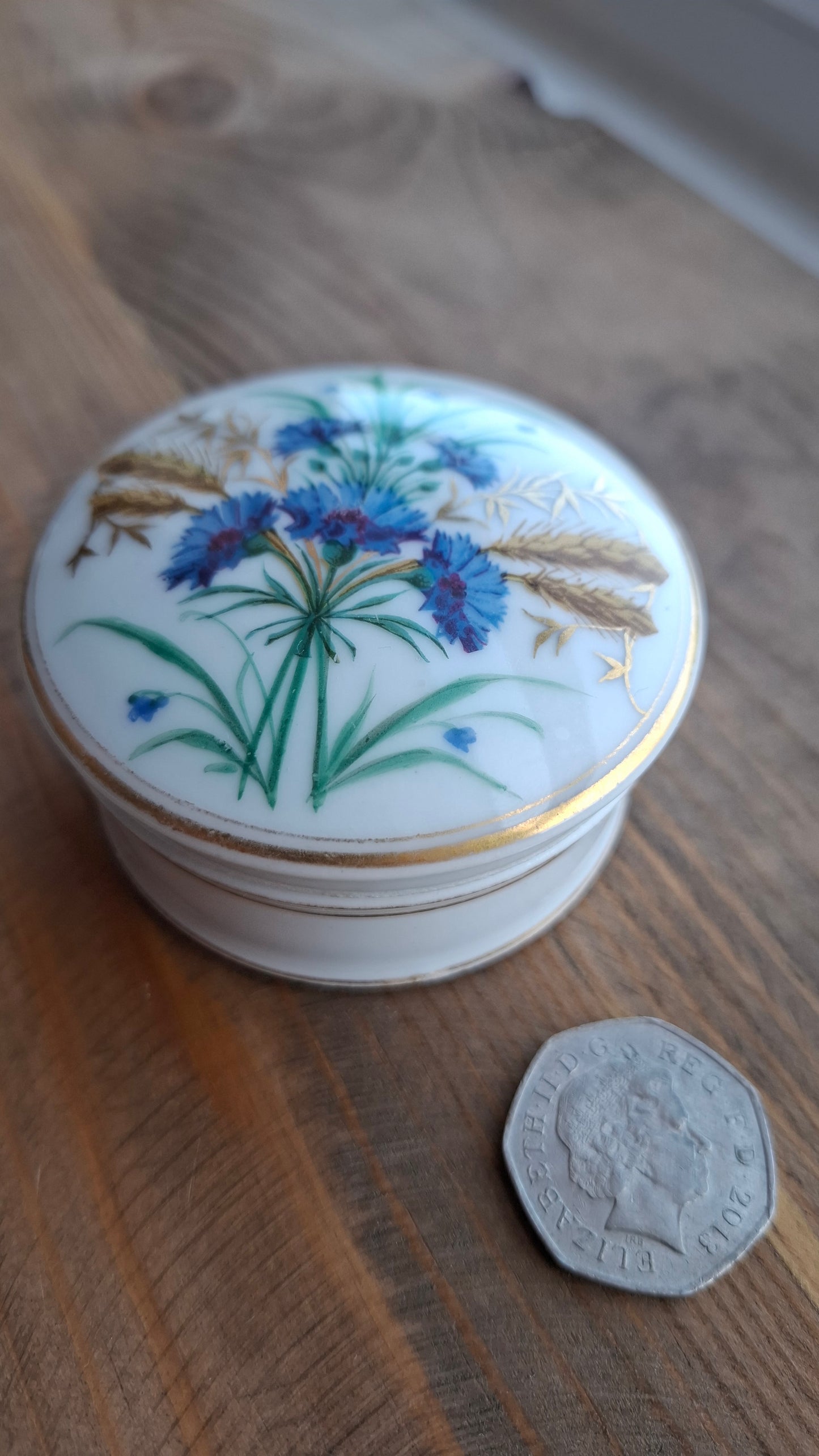 'Cunt' Upcycled Small but Chunky Trinket Pot (CHIP ON BOTTOM OF BASE)