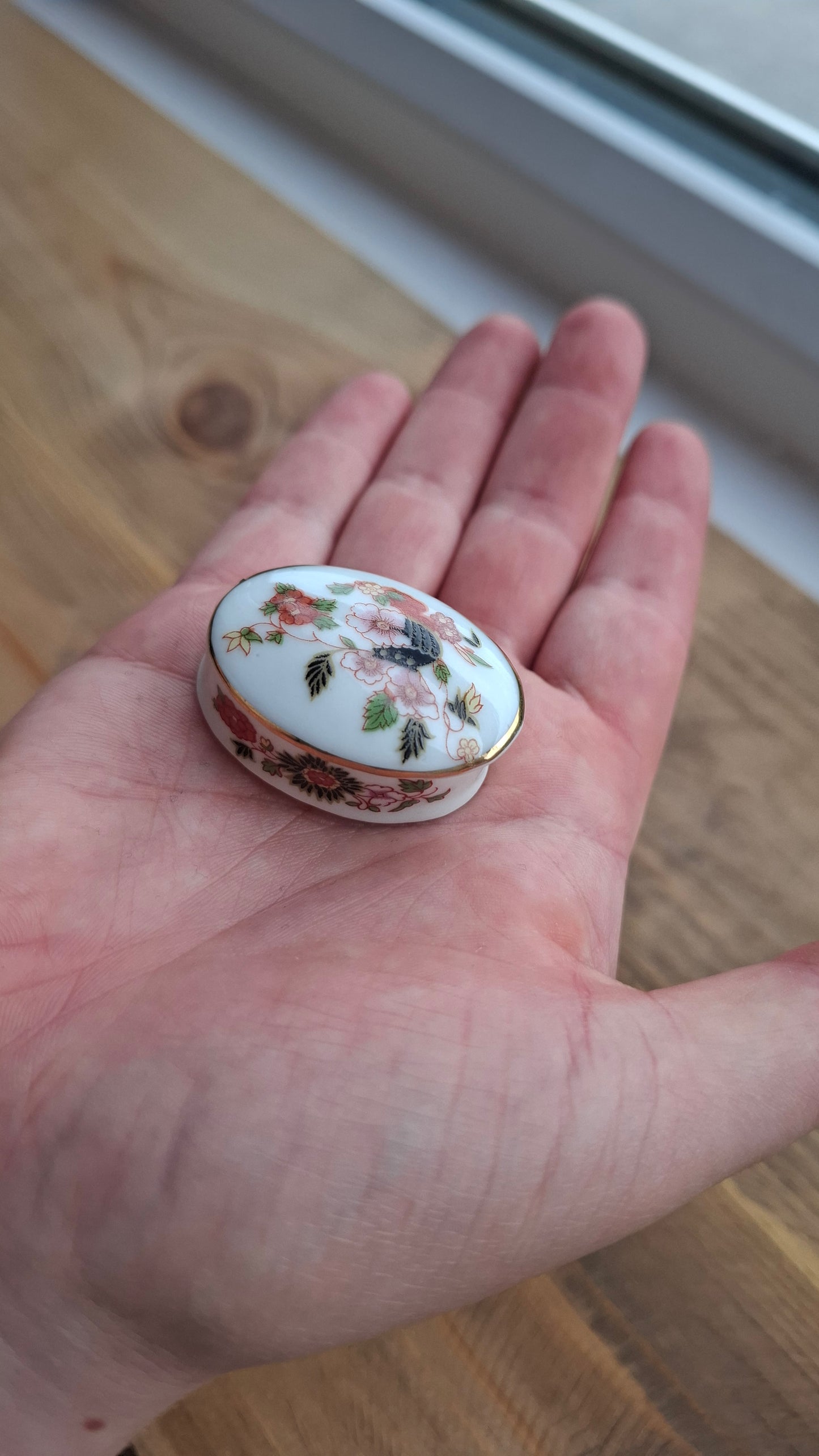 'Cunt' Upcycled TINY Oval Trinket Pot