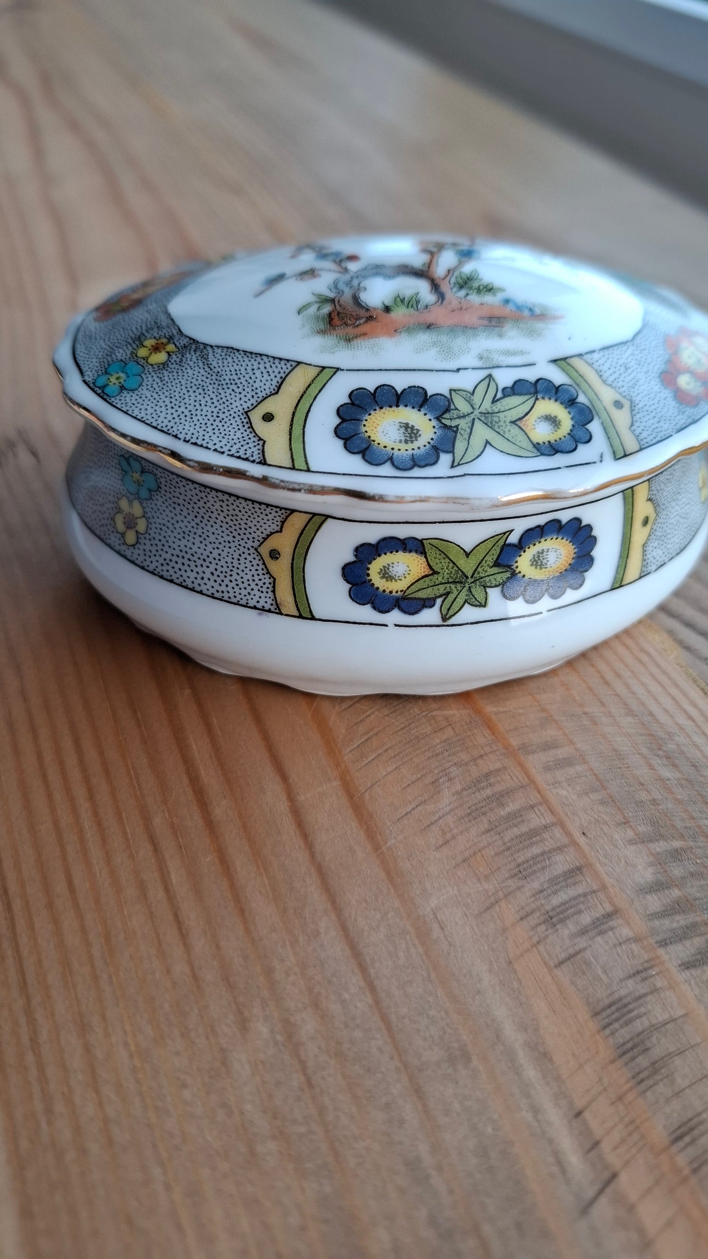 'Knob Head' Upcycled Oval Shaped Trinket Pot