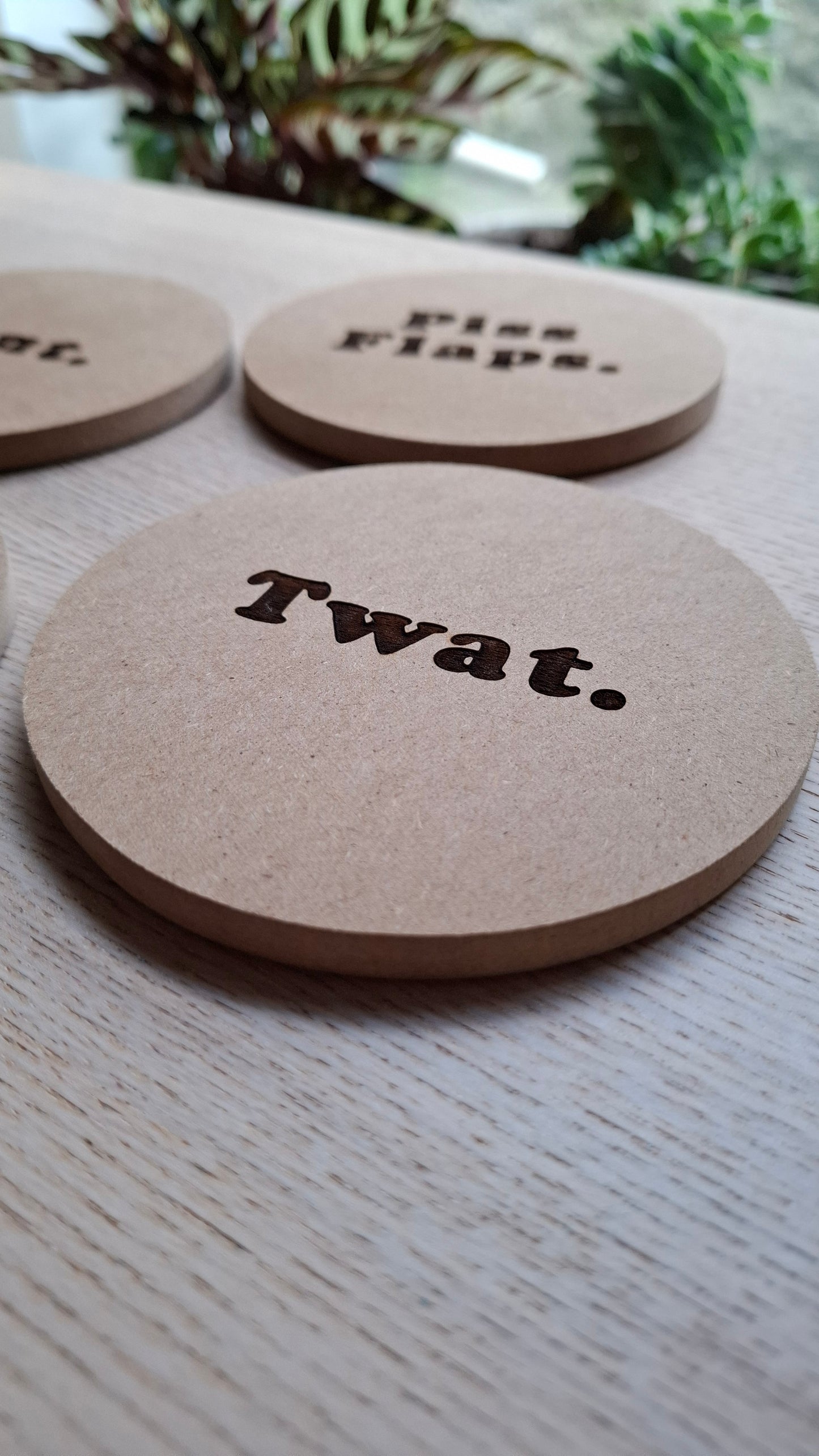 Cursey Coasters (Circle)