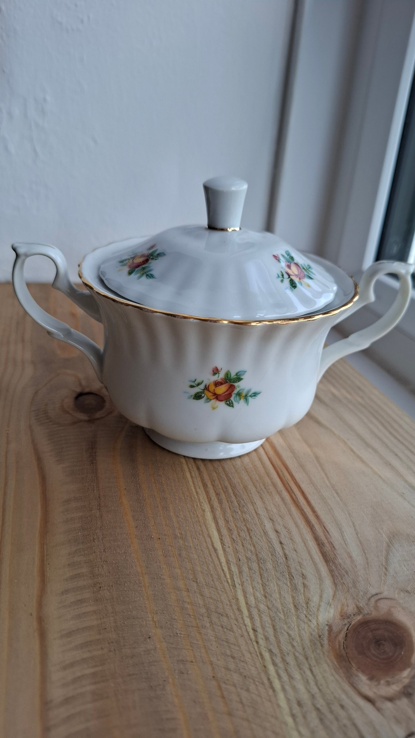 'Twat' Upcycled Ceramic Pot With Handles (SLIGHT CRACK)