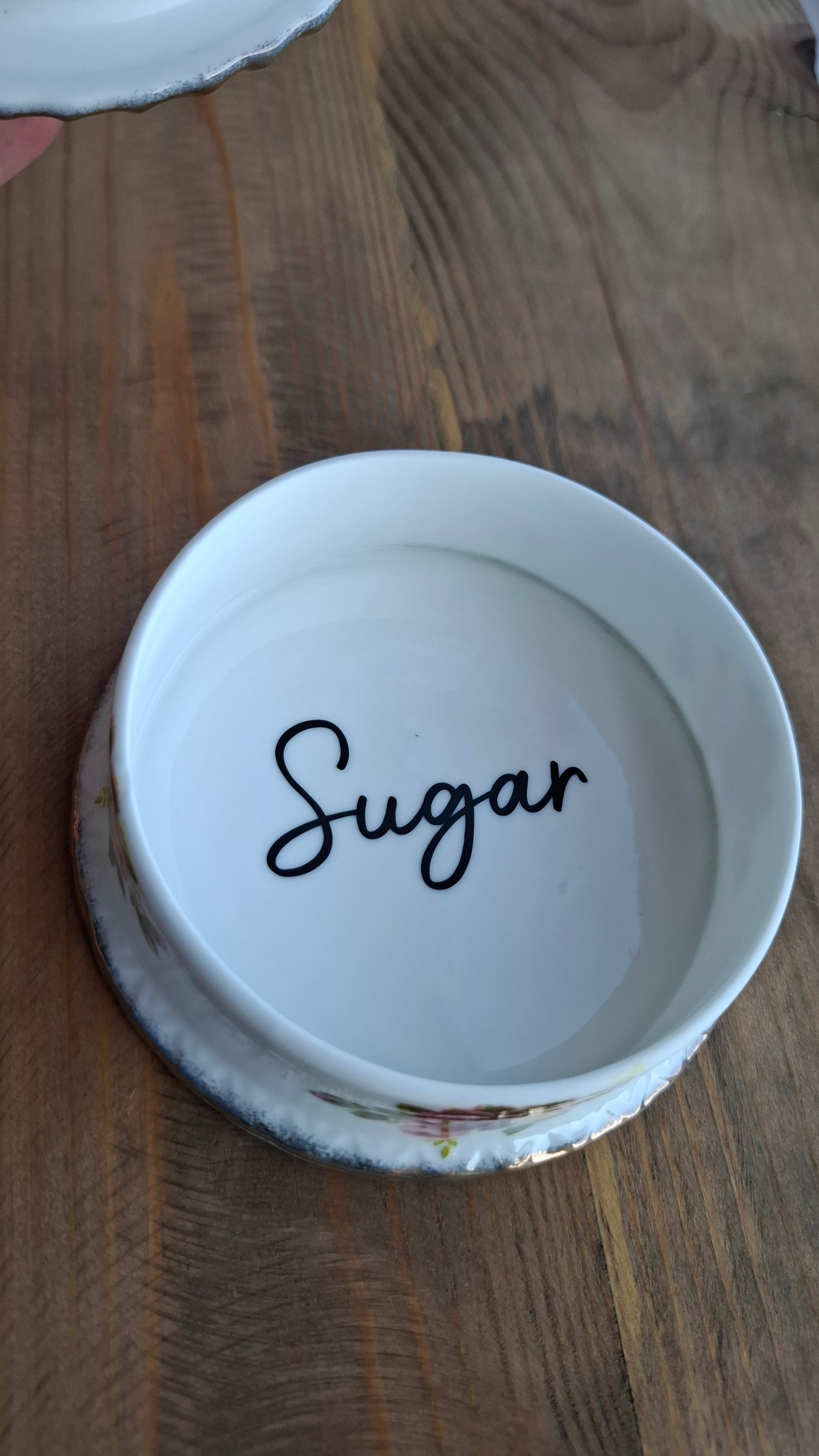 'Sugar Tits' Upcycled Rose Trinket Pot