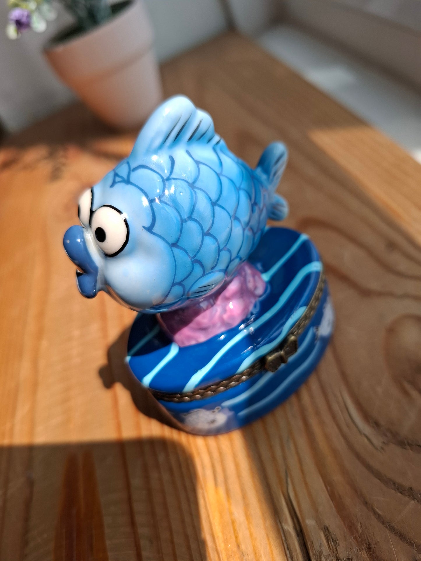 'Cunt' Upcycled Goofy Fish Trinket Pot With Clasp