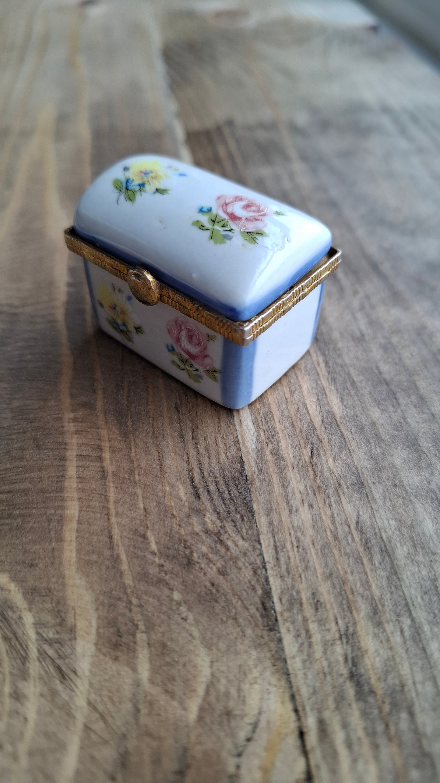 'Cunt' Upcycled Floral Chest Trinket Pot