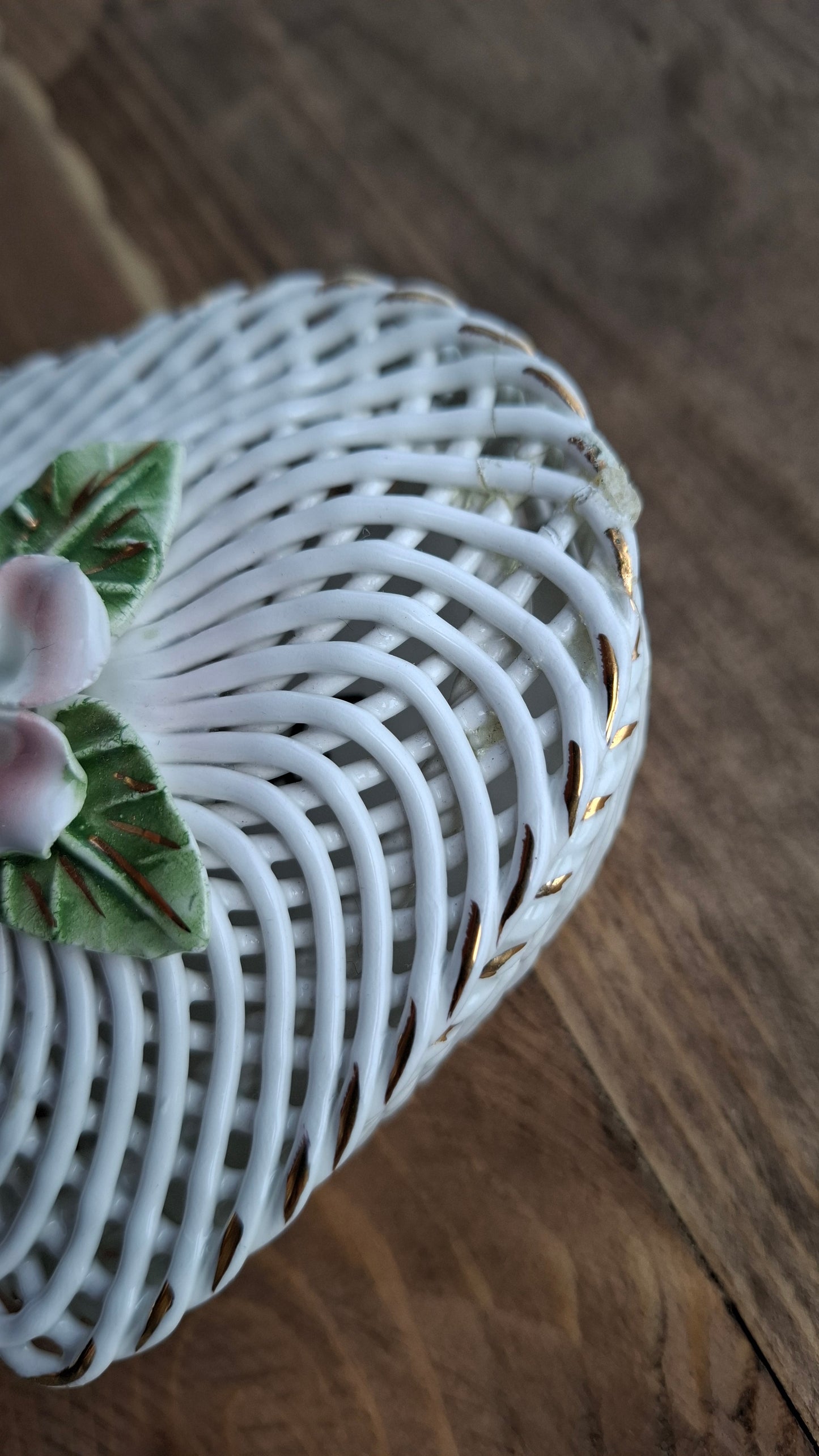'Cunt' Upcycled White Metal Heart Trinket Pot (HAS SOME DAMAGE - DISCOUNTED)