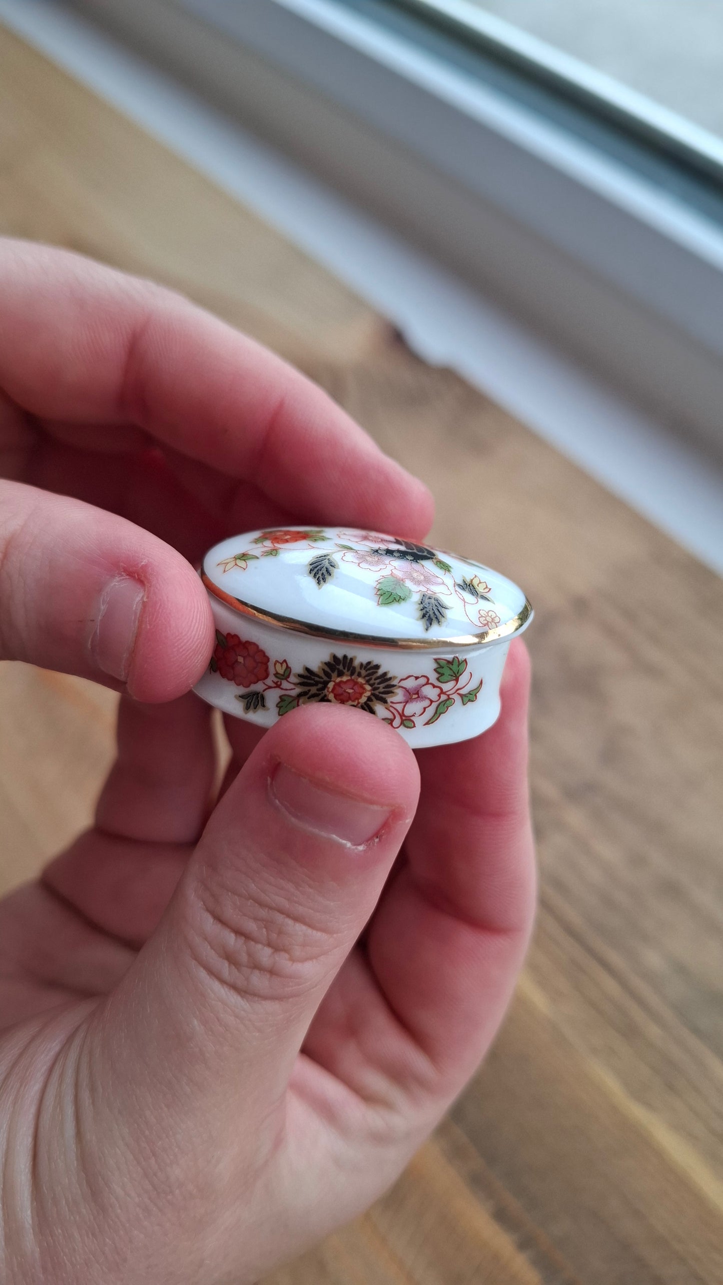 'Cunt' Upcycled TINY Oval Trinket Pot