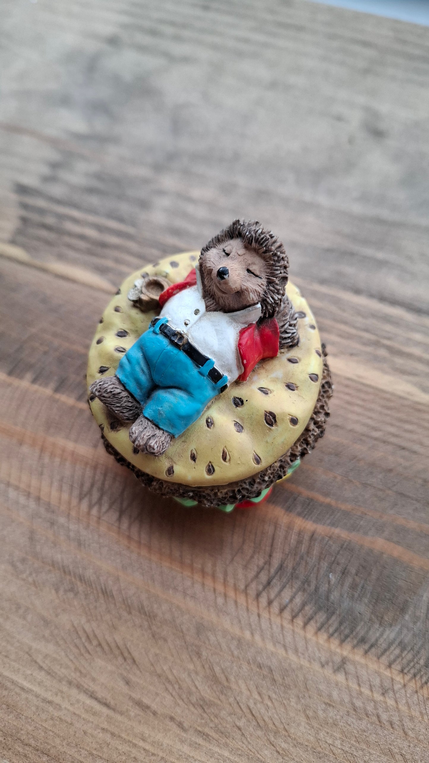 'Cunt' Upcycled Small Hedgehog Burger Trinket Pot