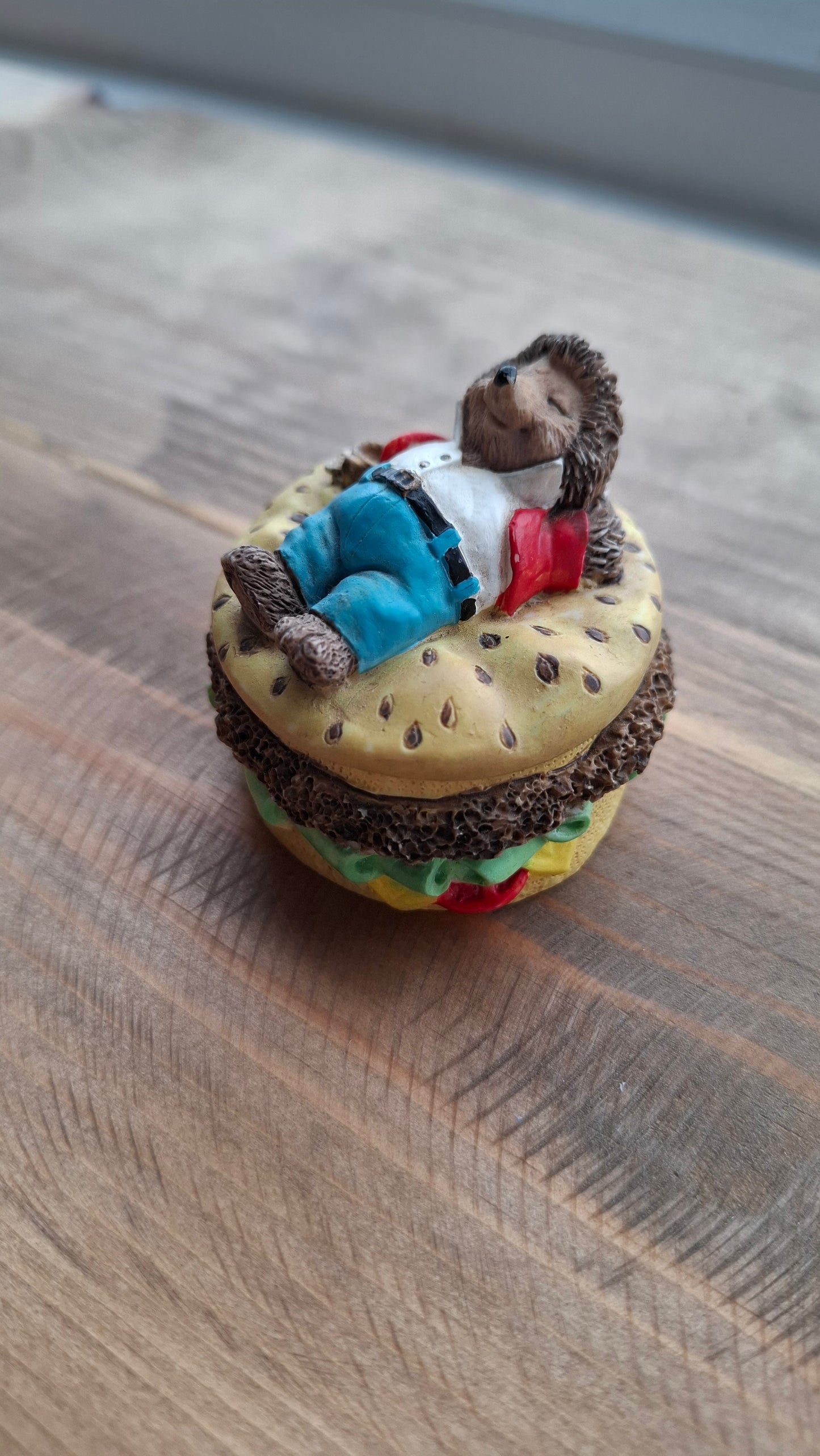 'Cunt' Upcycled Small Hedgehog Burger Trinket Pot