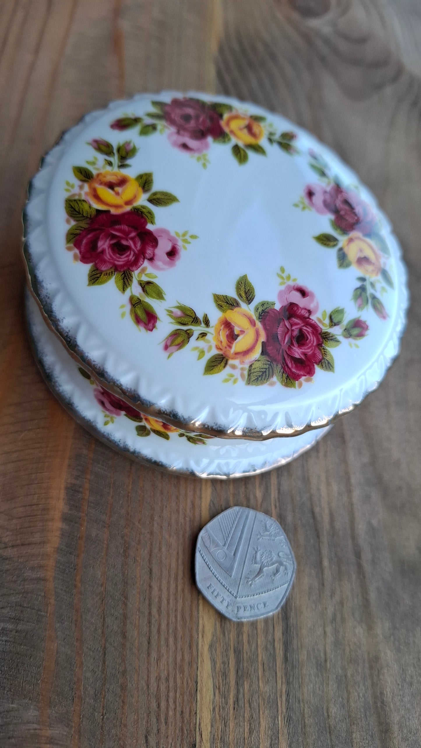 'Sugar Tits' Upcycled Rose Trinket Pot
