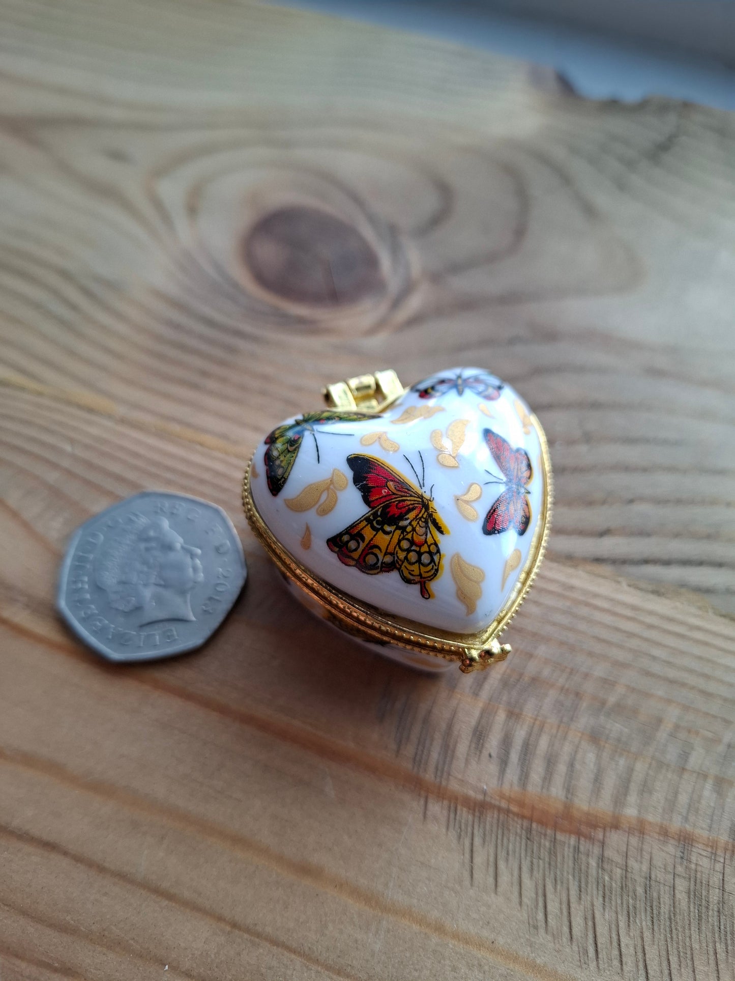 'Twat' Upcycled Mini Butterfly Trinket/Pill Pot