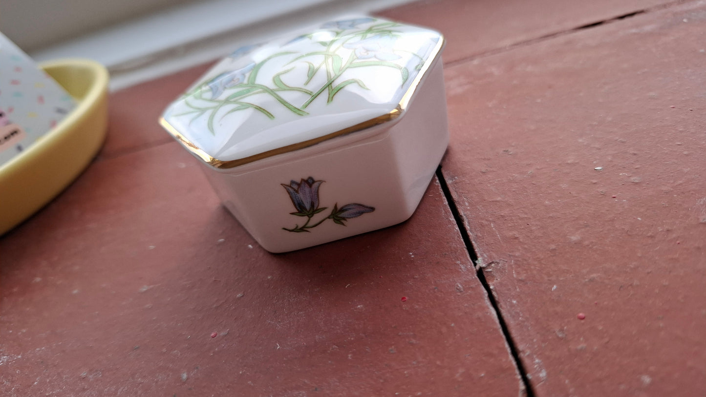 'Ball Bag' Upcycled Bluebell Trinket Pot
