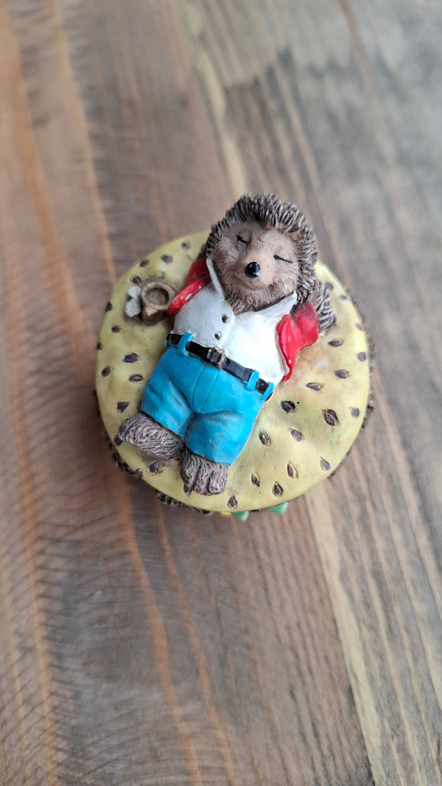 'Cunt' Upcycled Small Hedgehog Burger Trinket Pot