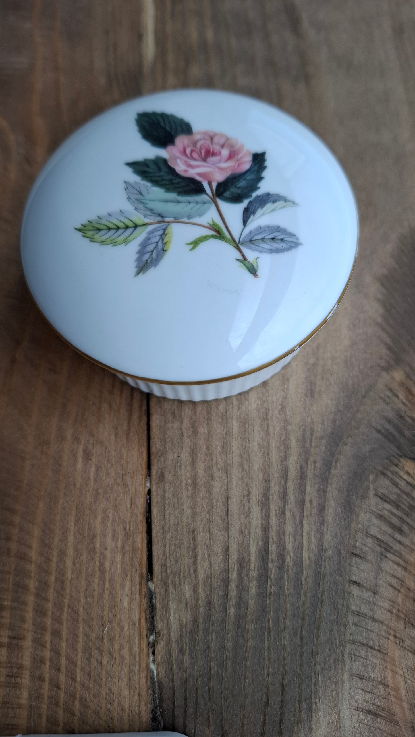 'Cunt' Upcycled Wedgwood Rose Trinket Pot