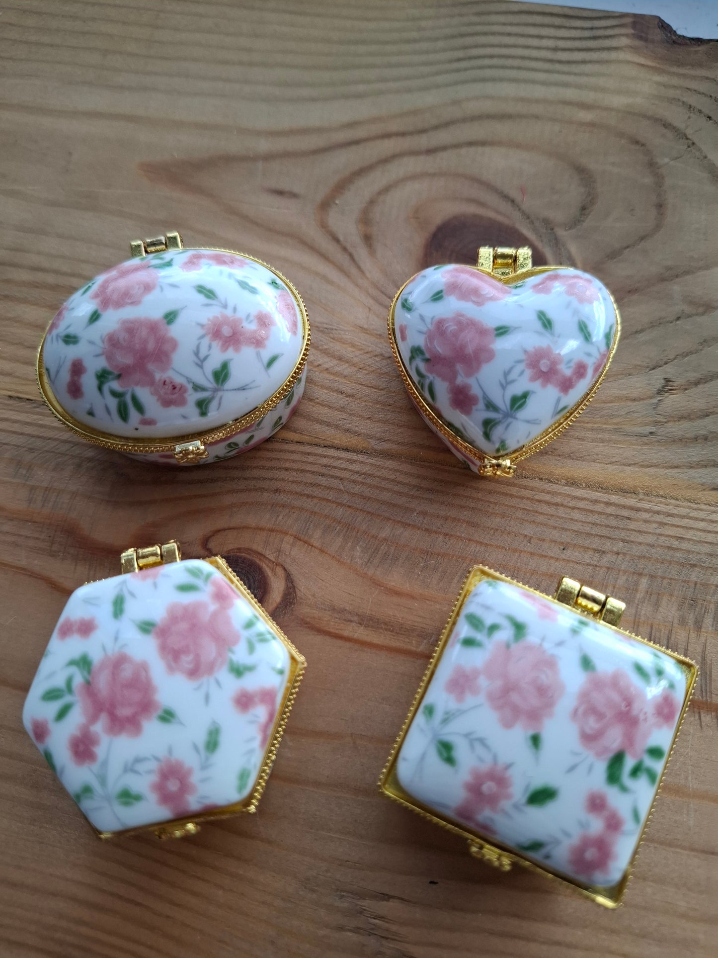 'Twat' Upcycled Mini Trinket/Pill Pot Pink Floral