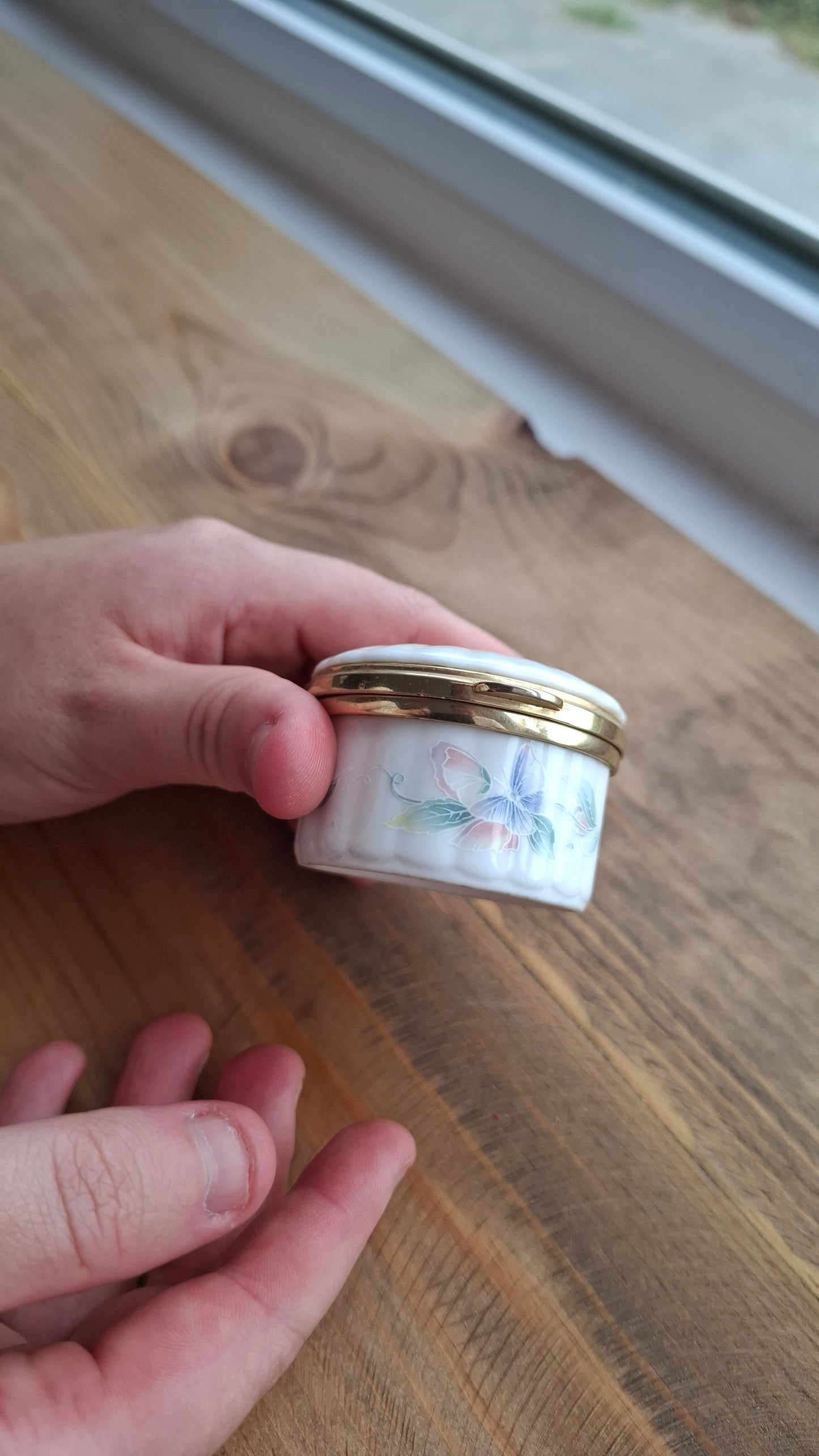 'Cunt' Upcycled Pretty Trinket Pot With Clasp