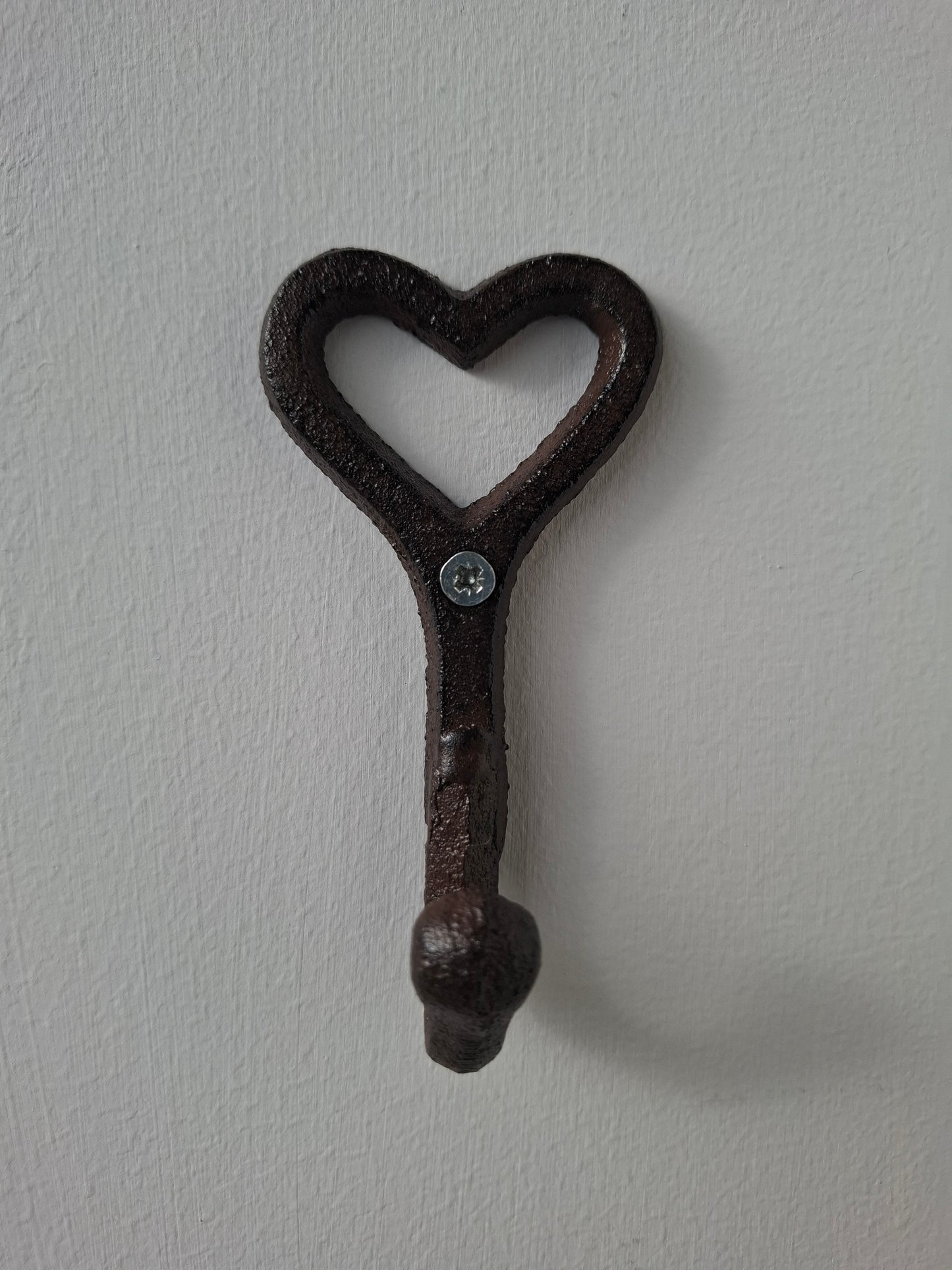 Iron Works Heart Wall Mounted Hook (CGB Giftware)