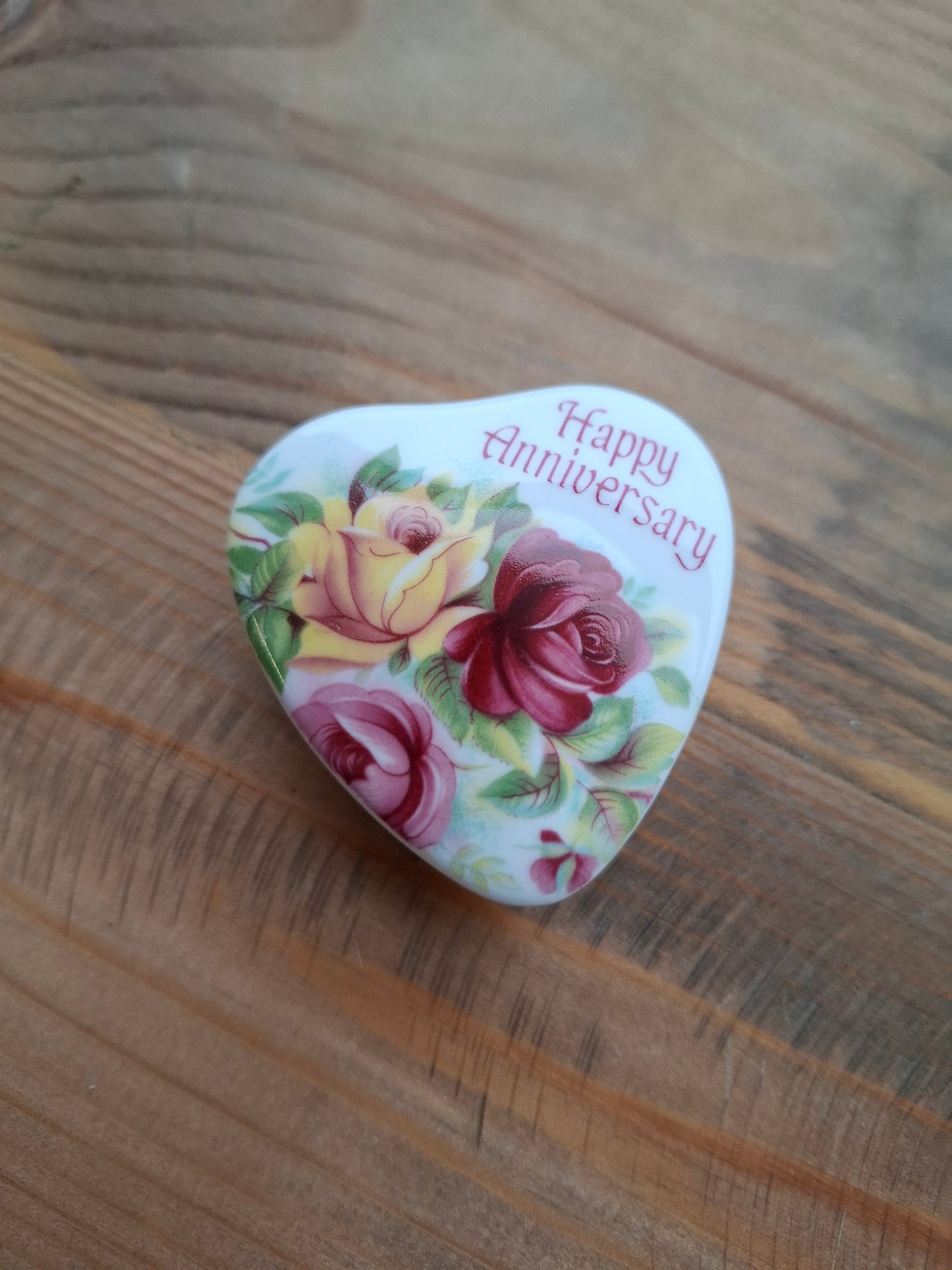 'Cunt' Upcycled Happy Anniversary Heart Trinket Pot