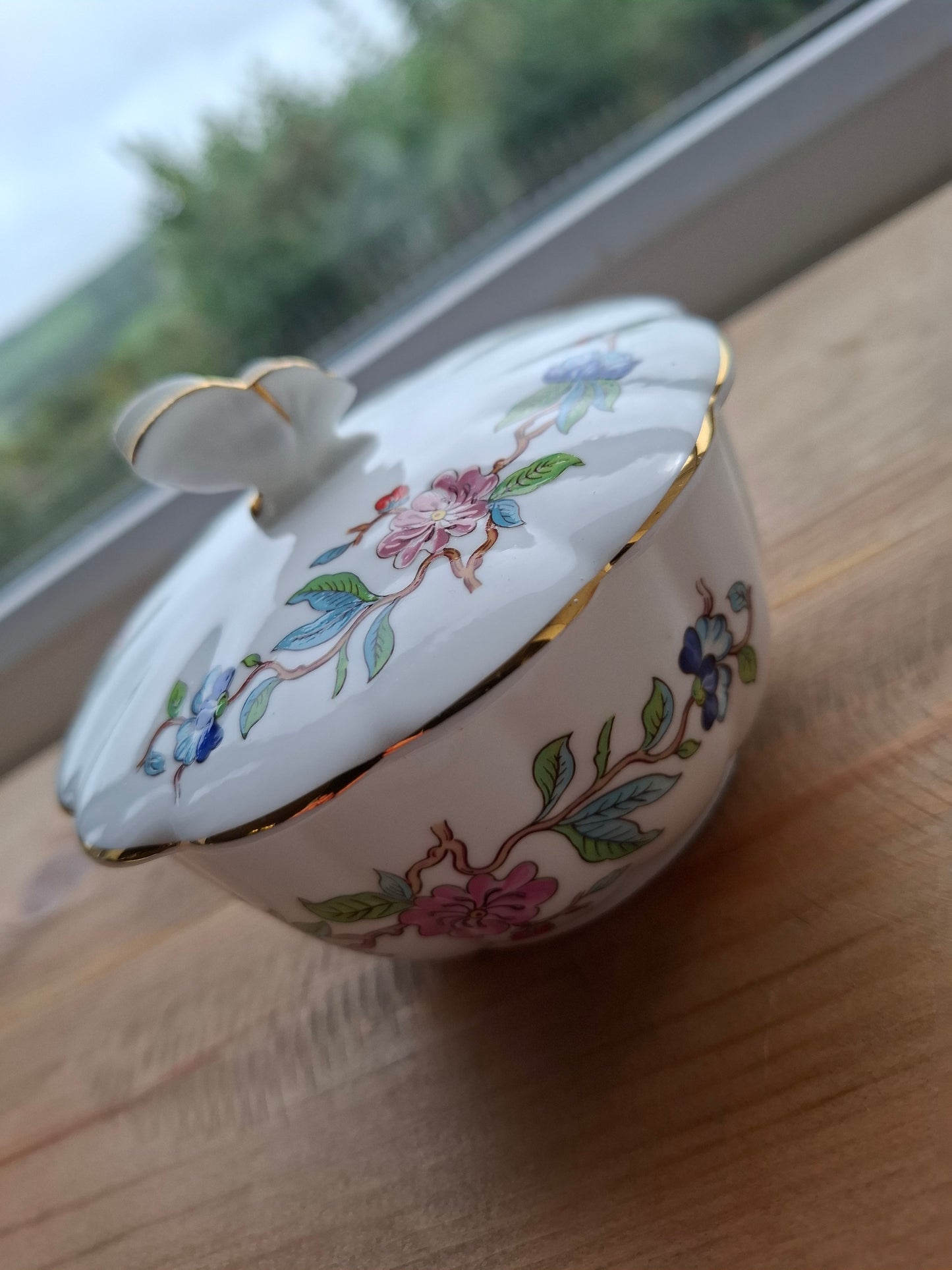 'Fanny Flaps' Upcycled Butterfly Handle Trinket Pot