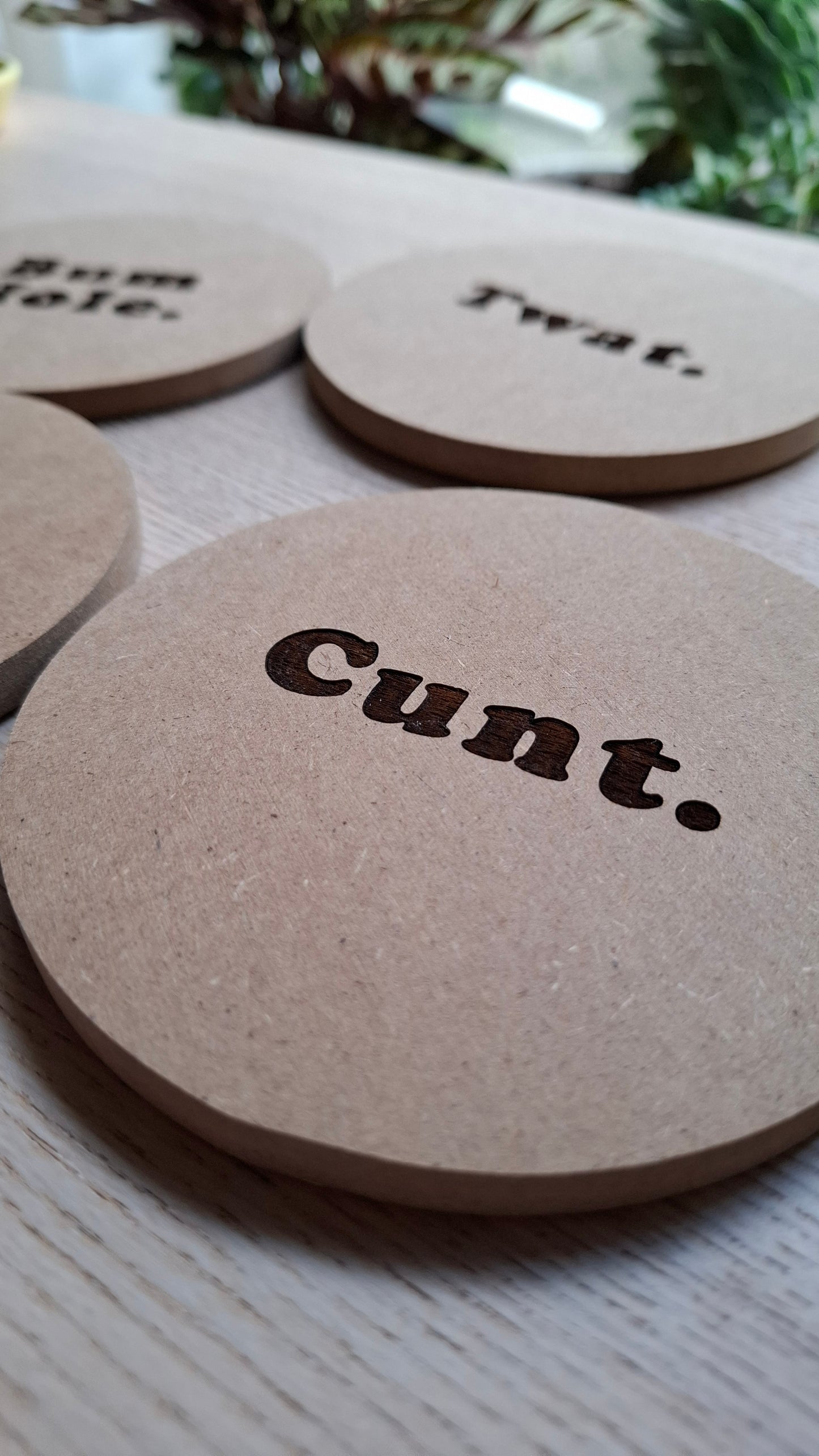 Cursey Coasters (Circle)