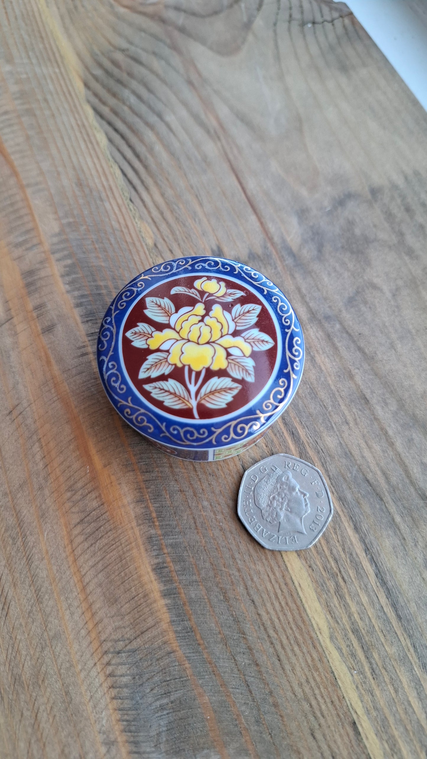 'Twat' Upcycled Small Round Trinket Pot