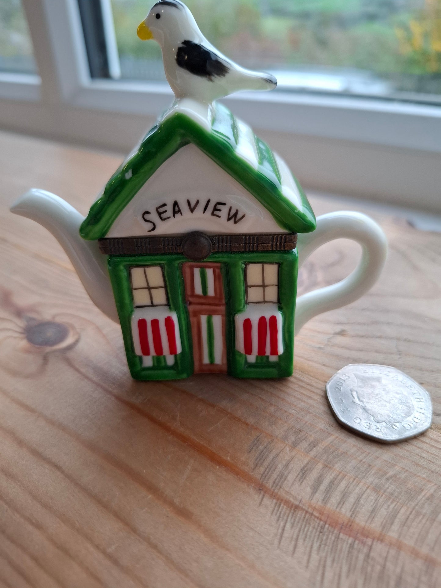 'Cunt' Mini House Teapot Trinket Pot