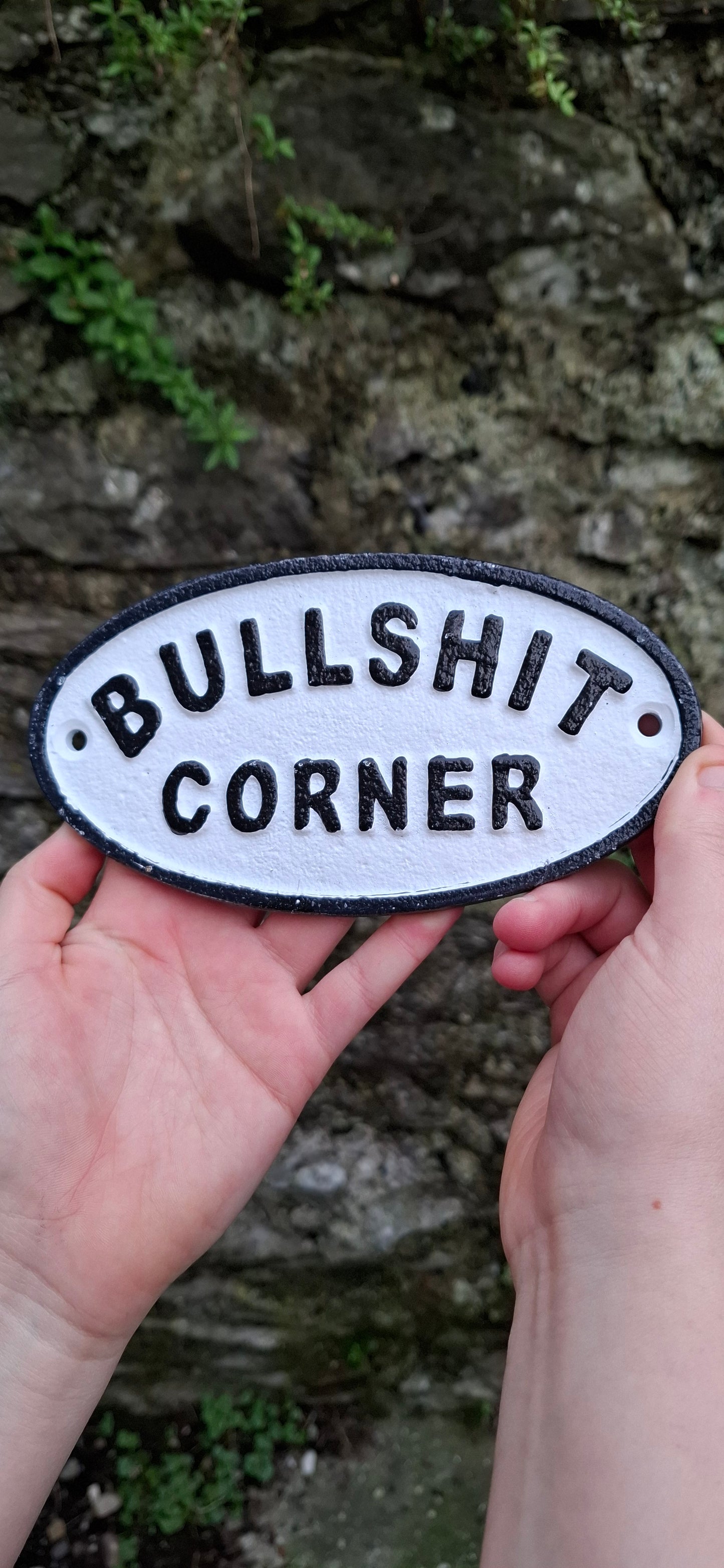 'Bullshit Corner' Outdoor Sign