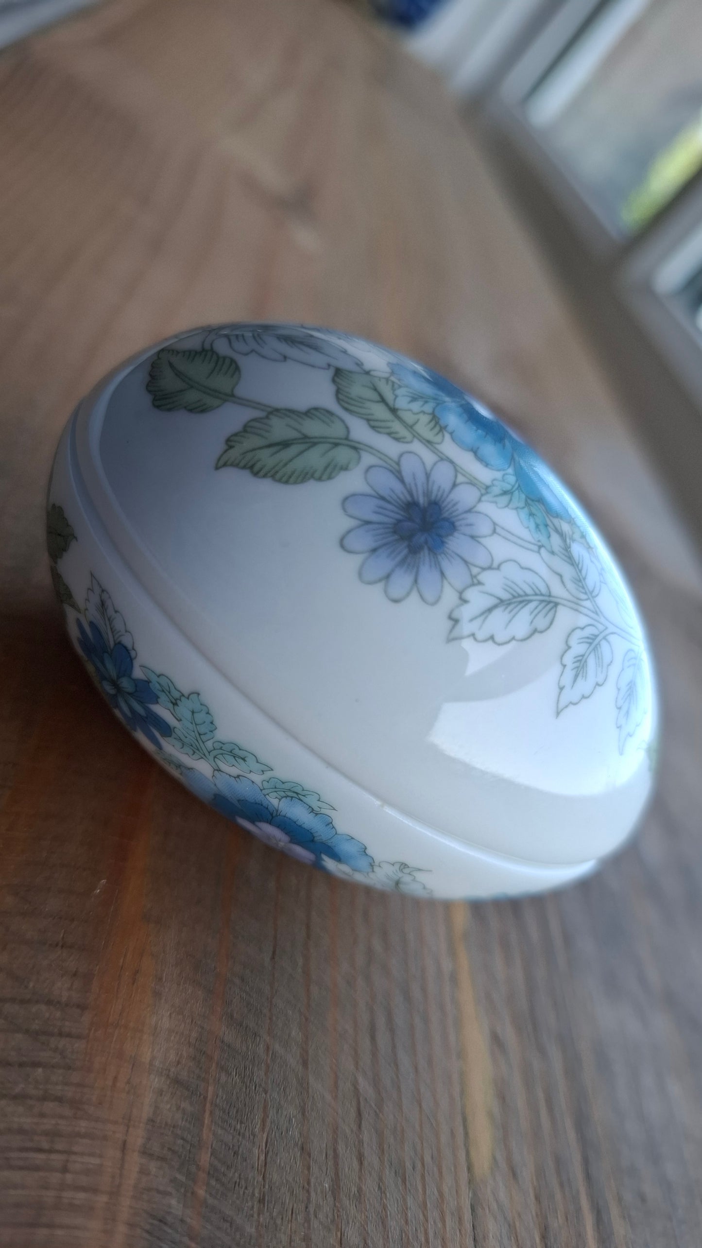 'Cunt' Upcycled Small Egg Shaped Trinket Pot