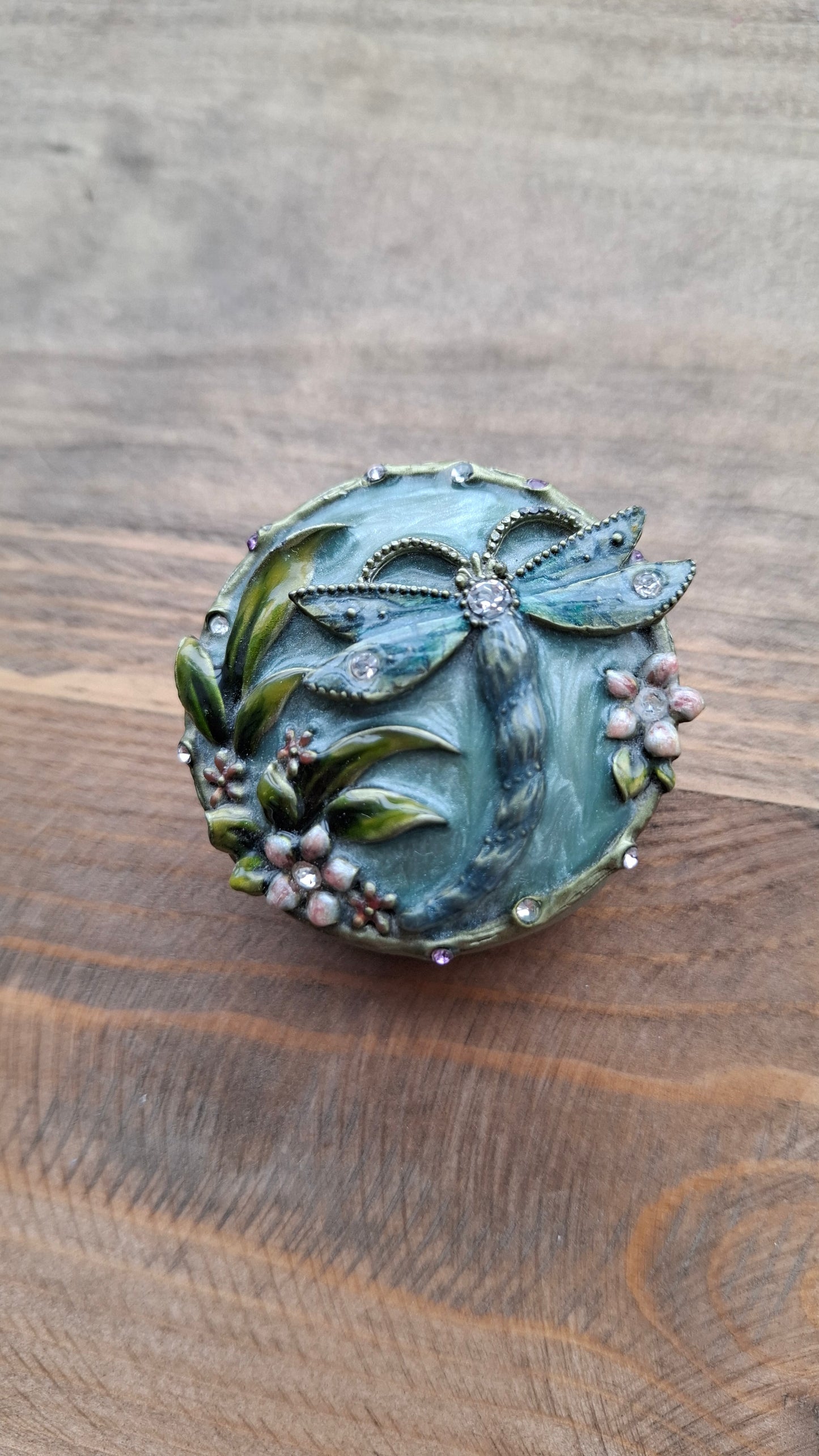 'Cunt' Upcycled Small Dragonfly Trinket Pot