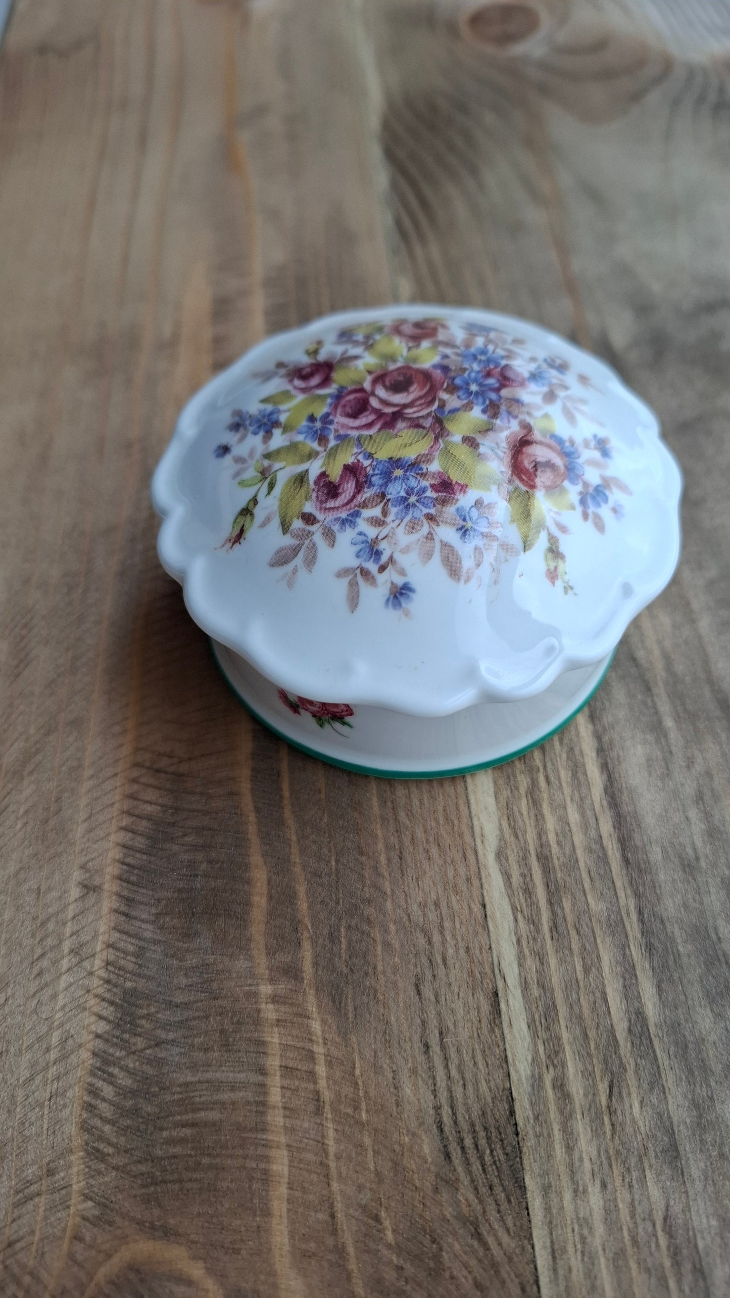 'Bitch' Upcycled Floral Trinket Pot