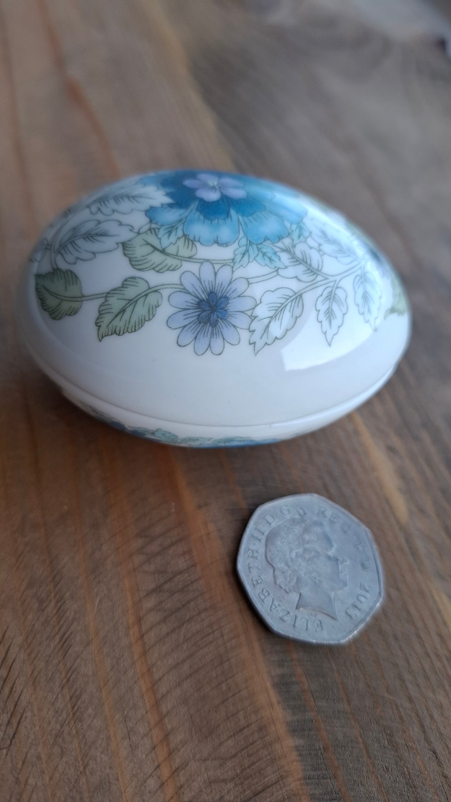 'Cunt' Upcycled Small Egg Shaped Trinket Pot
