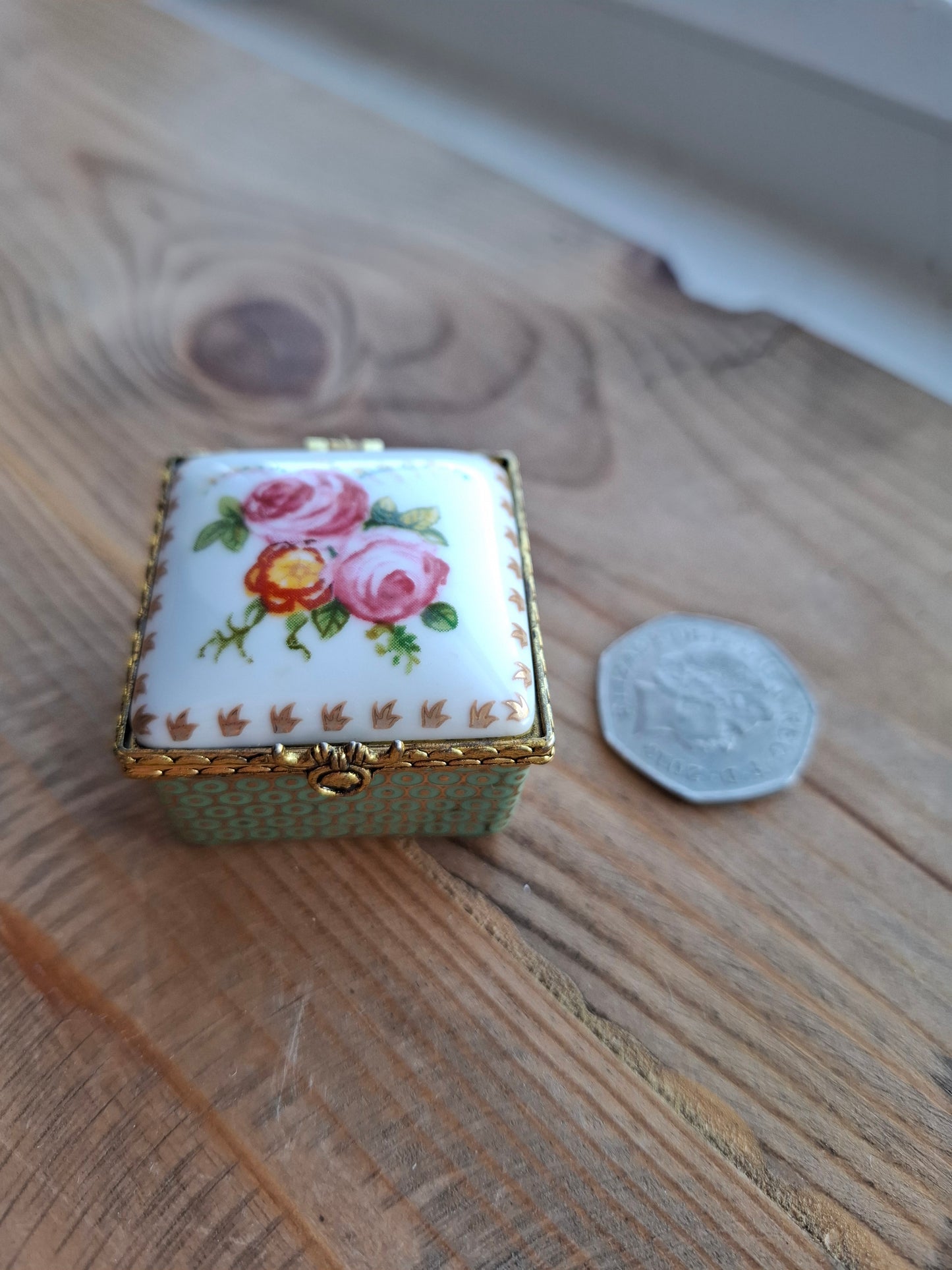 'Cunt' Upcycled Square Fancy Trinket Pot