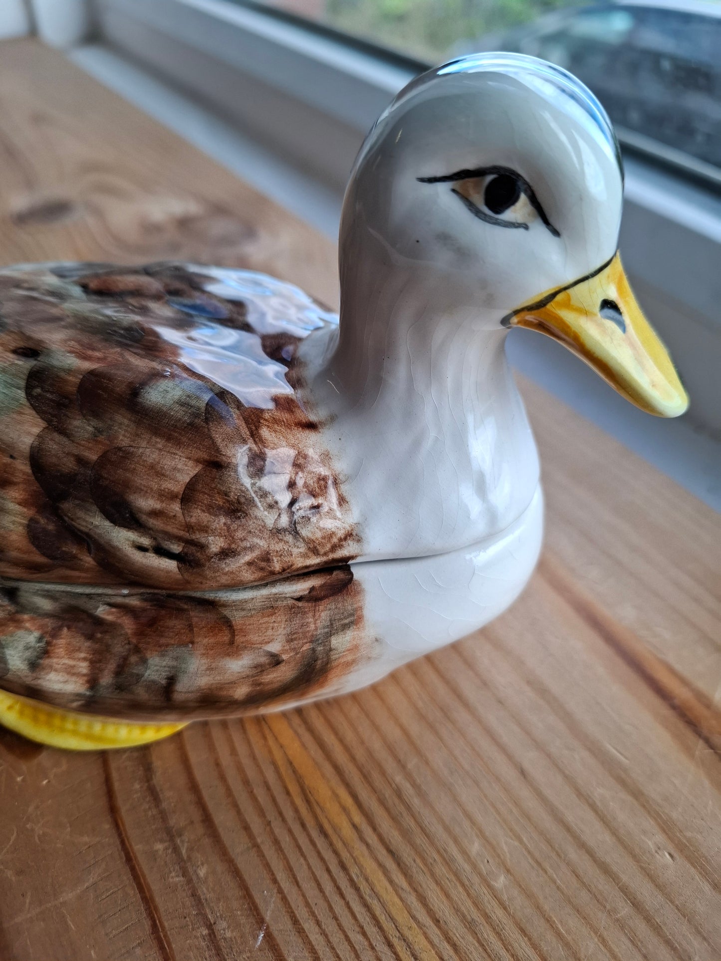 'Fuck A Duck' Upcycled Duck Trinket Pot