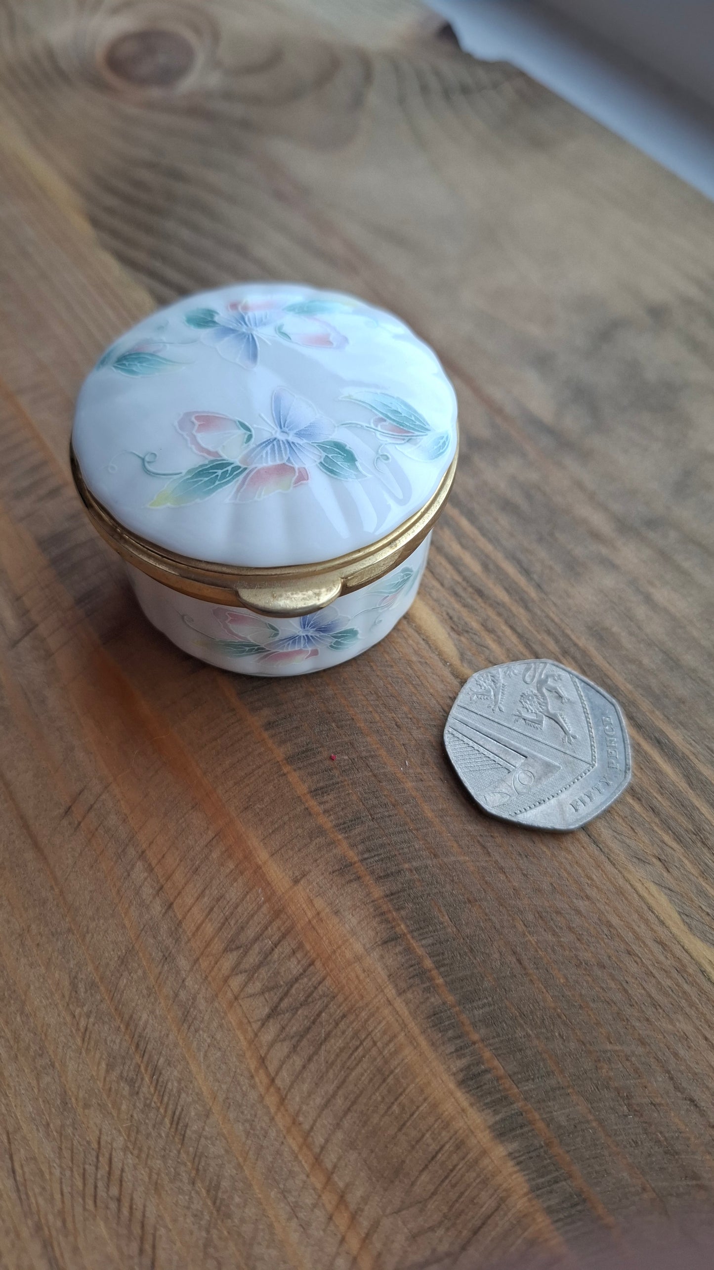 'Cunt' Upcycled Pretty Trinket Pot With Clasp