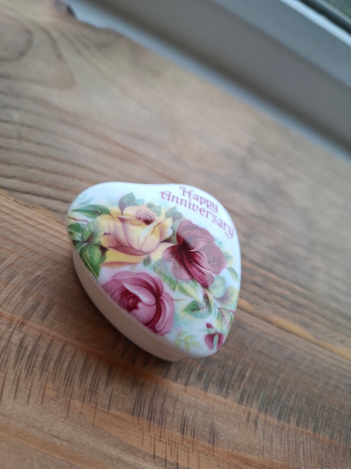 'Cunt' Upcycled Happy Anniversary Heart Trinket Pot