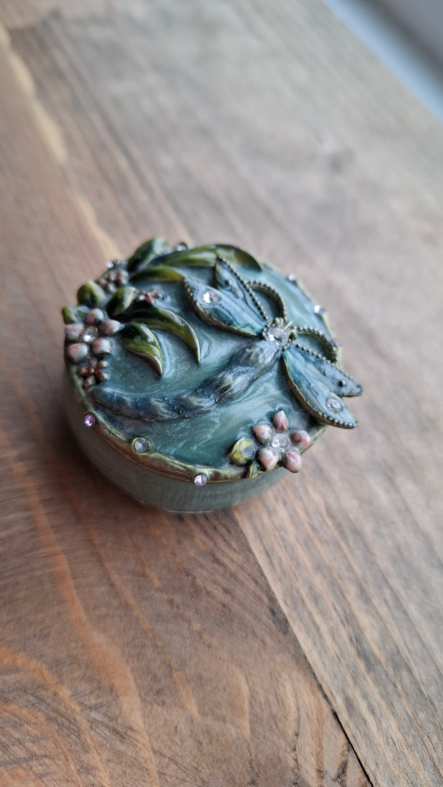 'Cunt' Upcycled Small Dragonfly Trinket Pot