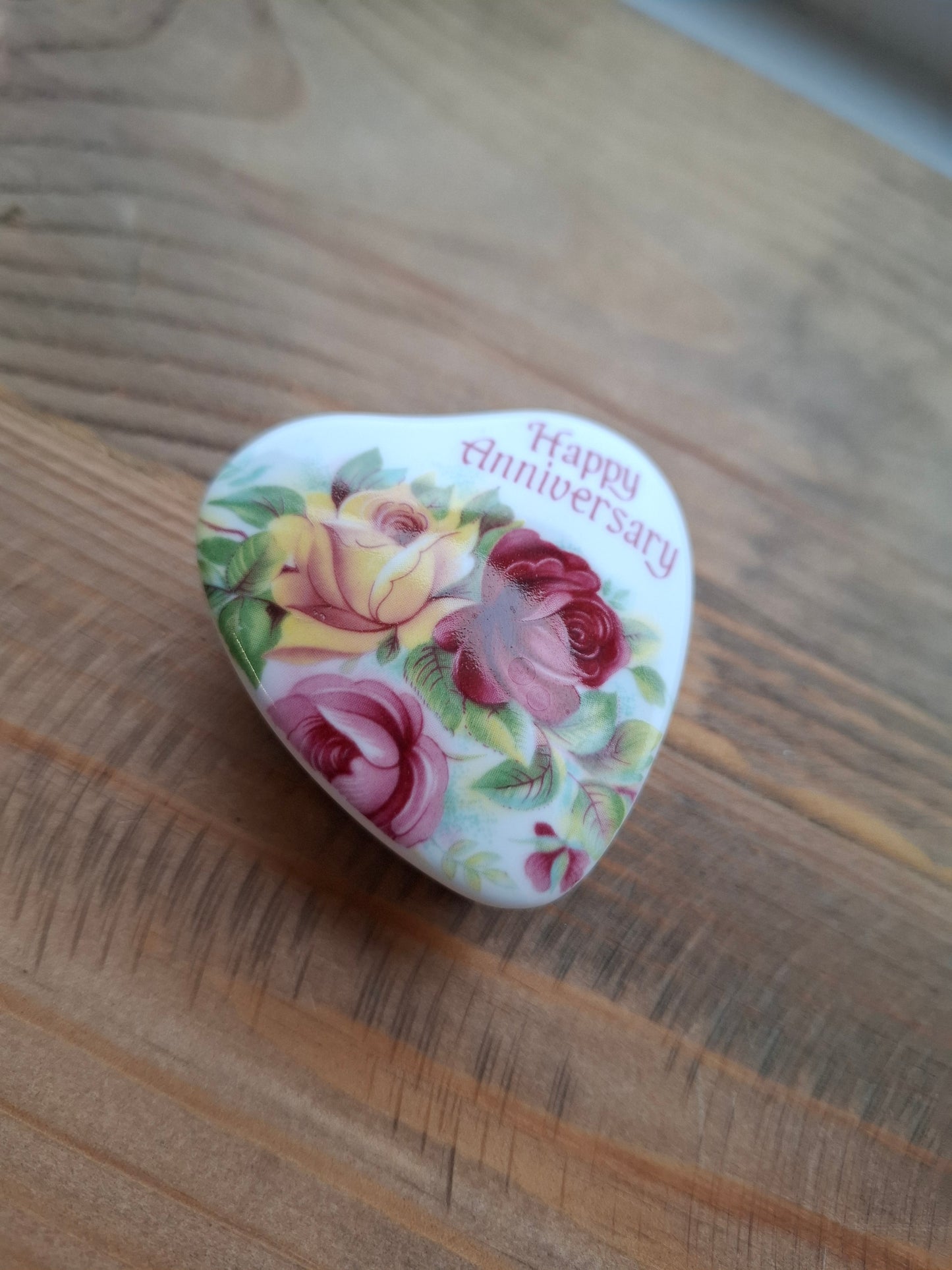 'Cunt' Upcycled Happy Anniversary Heart Trinket Pot